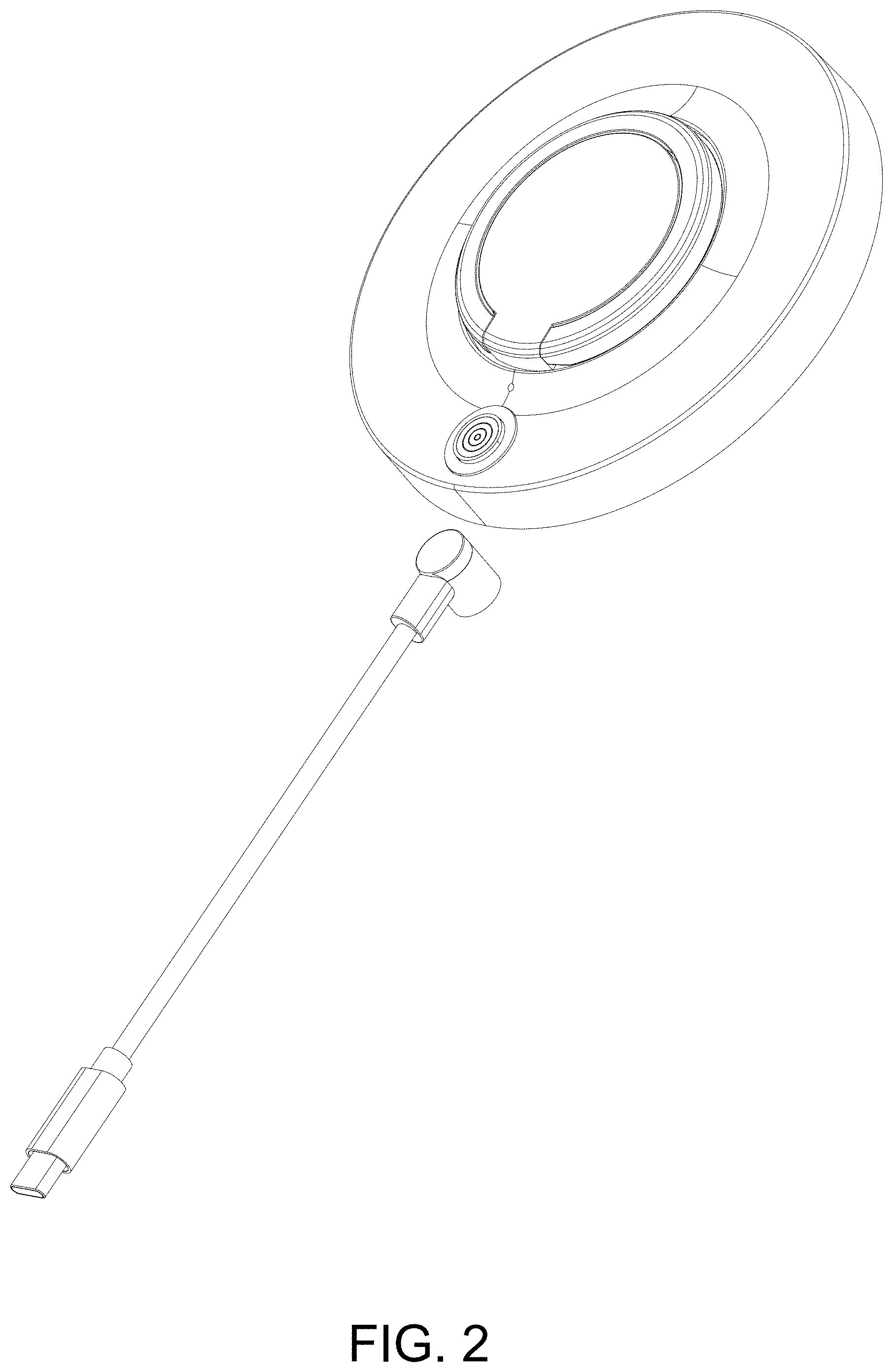 Patent USD1001067 Figure 2 – Wireless charger
