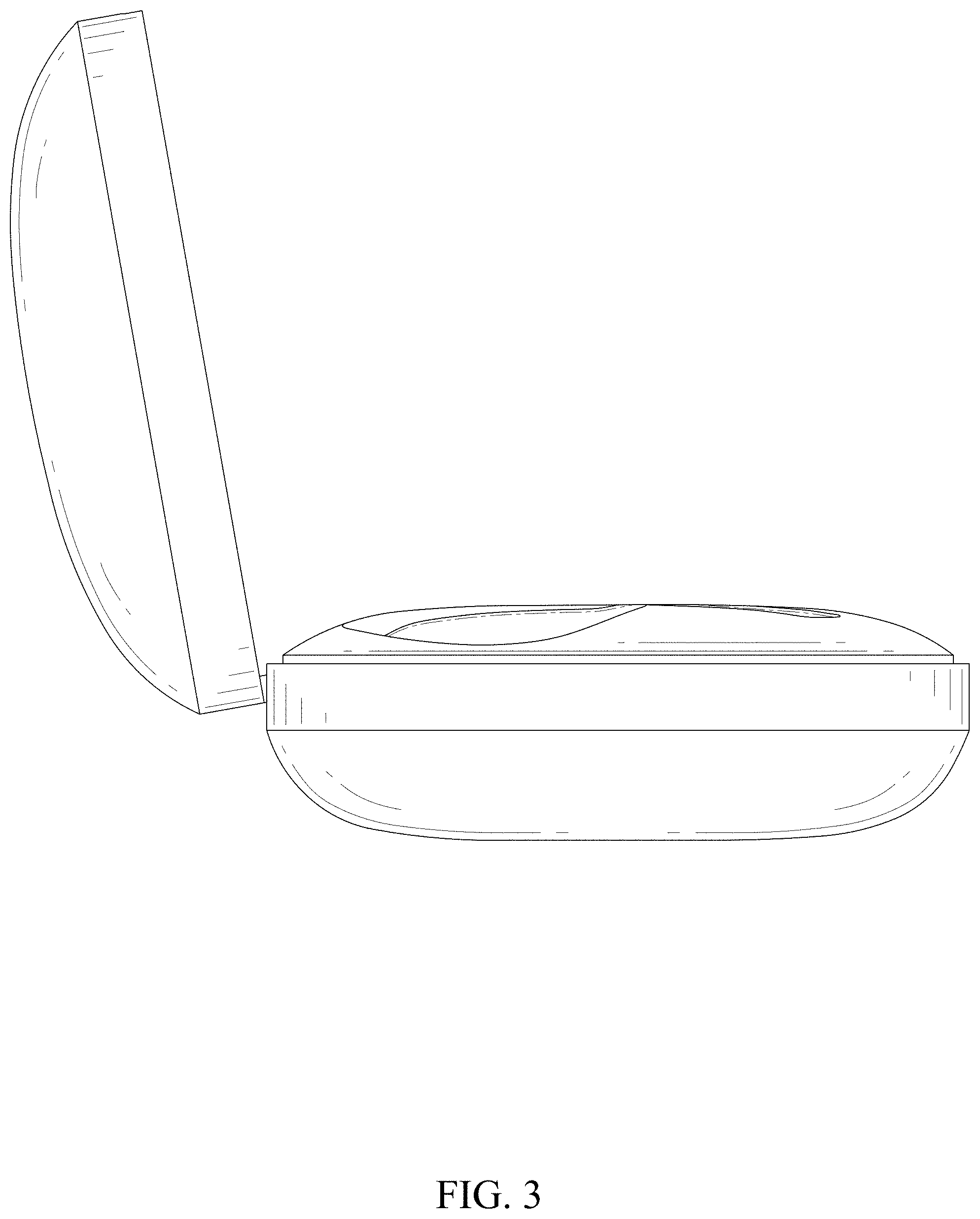 Patent USD1001068 Figure 3 – Charging case for earphones