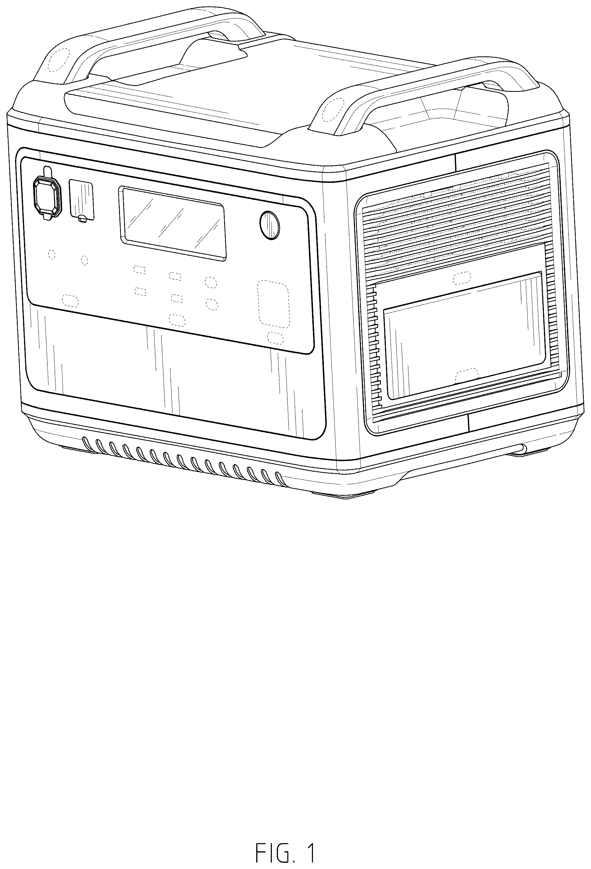 Patent USD1001069 — Portable power station — Figure 1