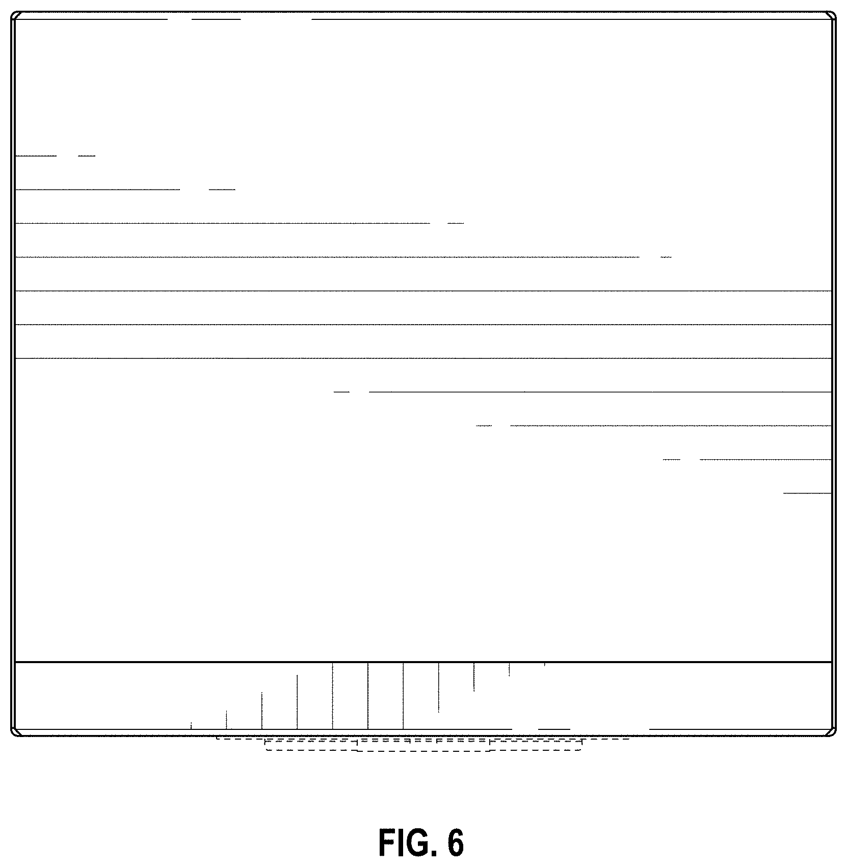 Patent USD1001070 Figure 6 – Golf cart battery with aperture therethrough