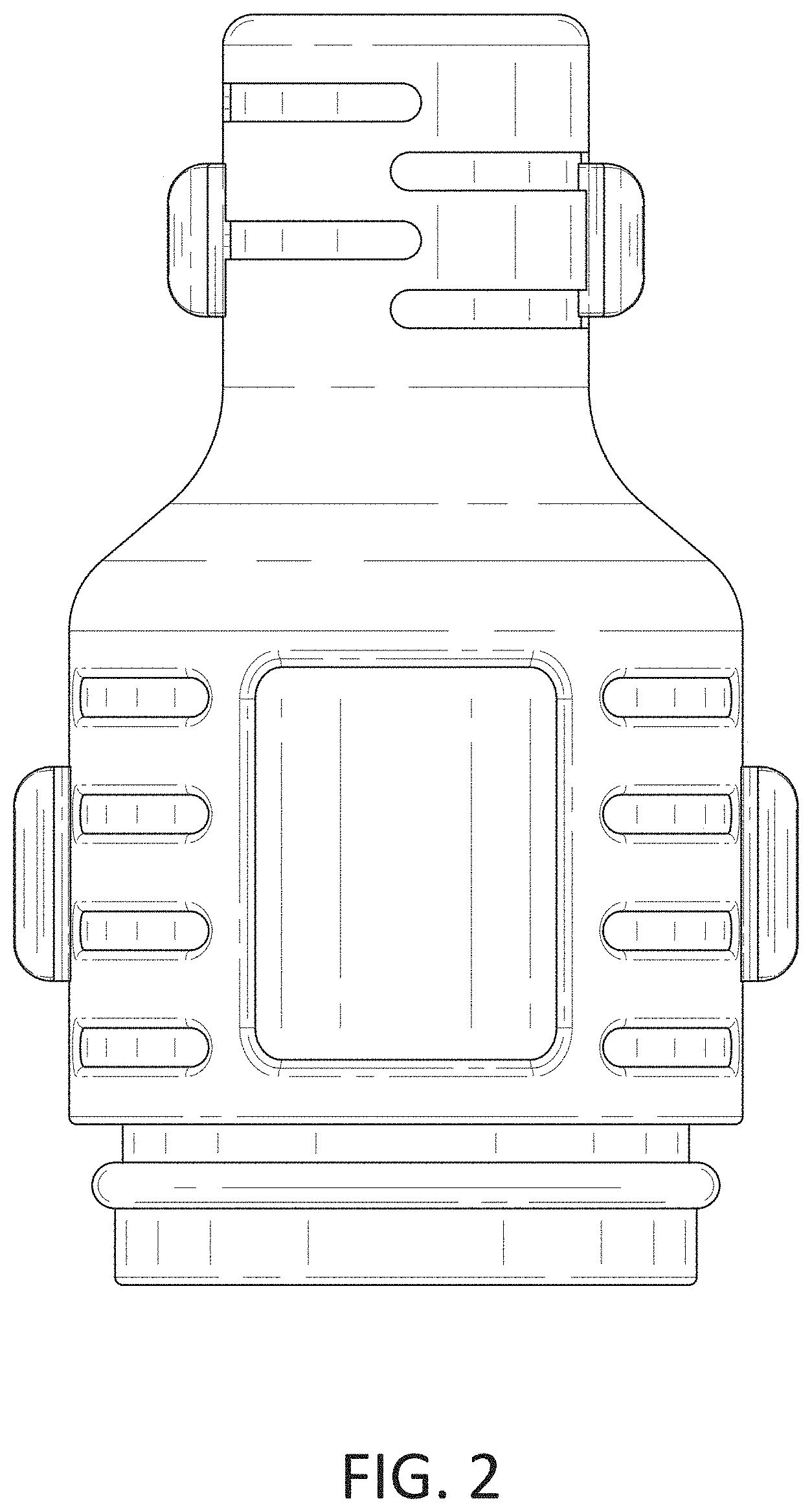Patent USD1001076 Figure 2 – Extension cord connector