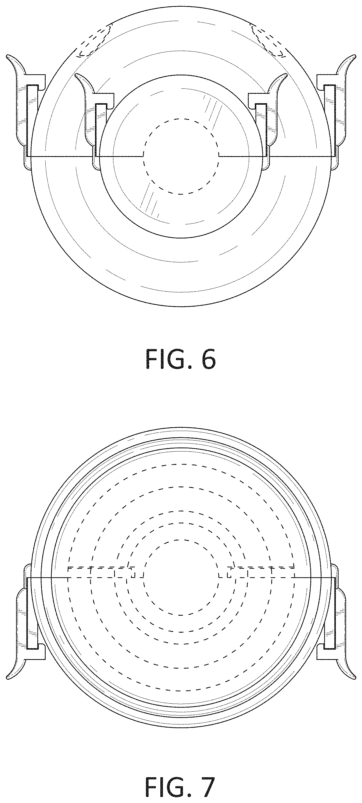 Patent USD1001076 Figure 6 – Extension cord connector