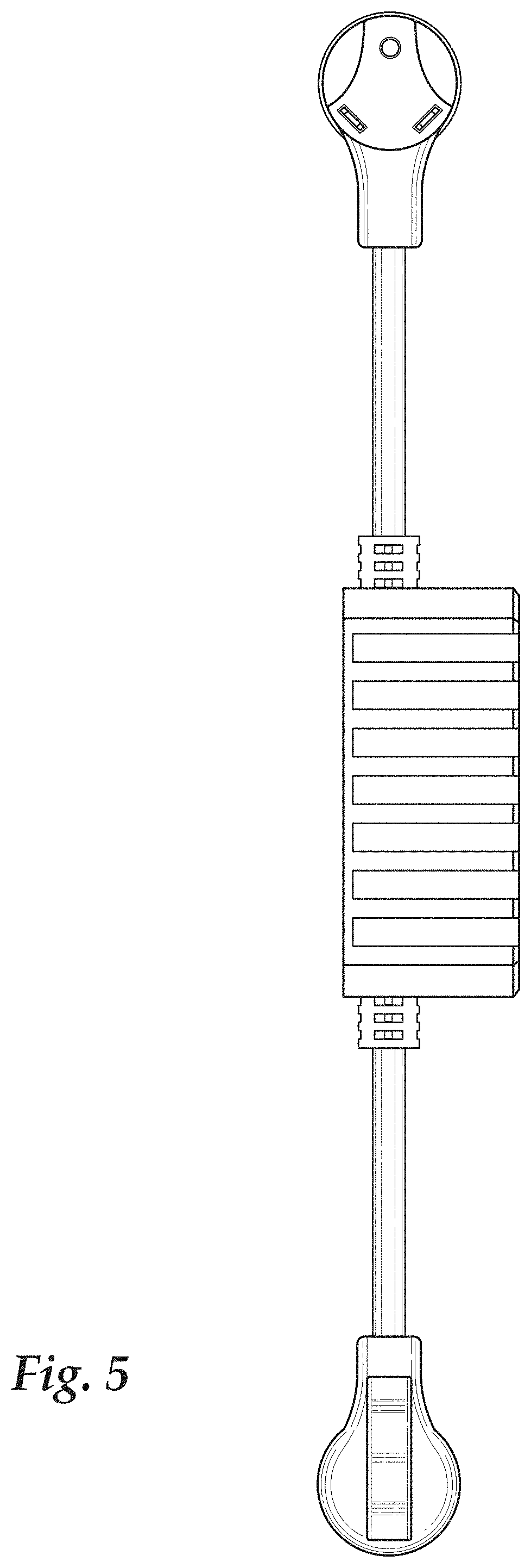 Patent USD1001078 Figure 5 – Combined circuit analyzer with surge protection and grip handles