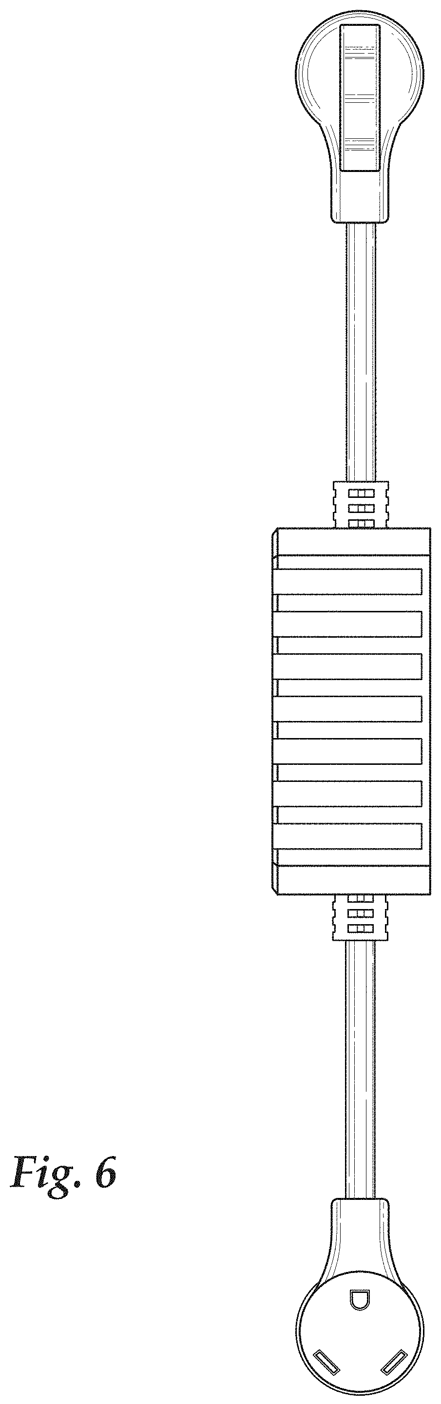 Patent USD1001078 Figure 6 – Combined circuit analyzer with surge protection and grip handles