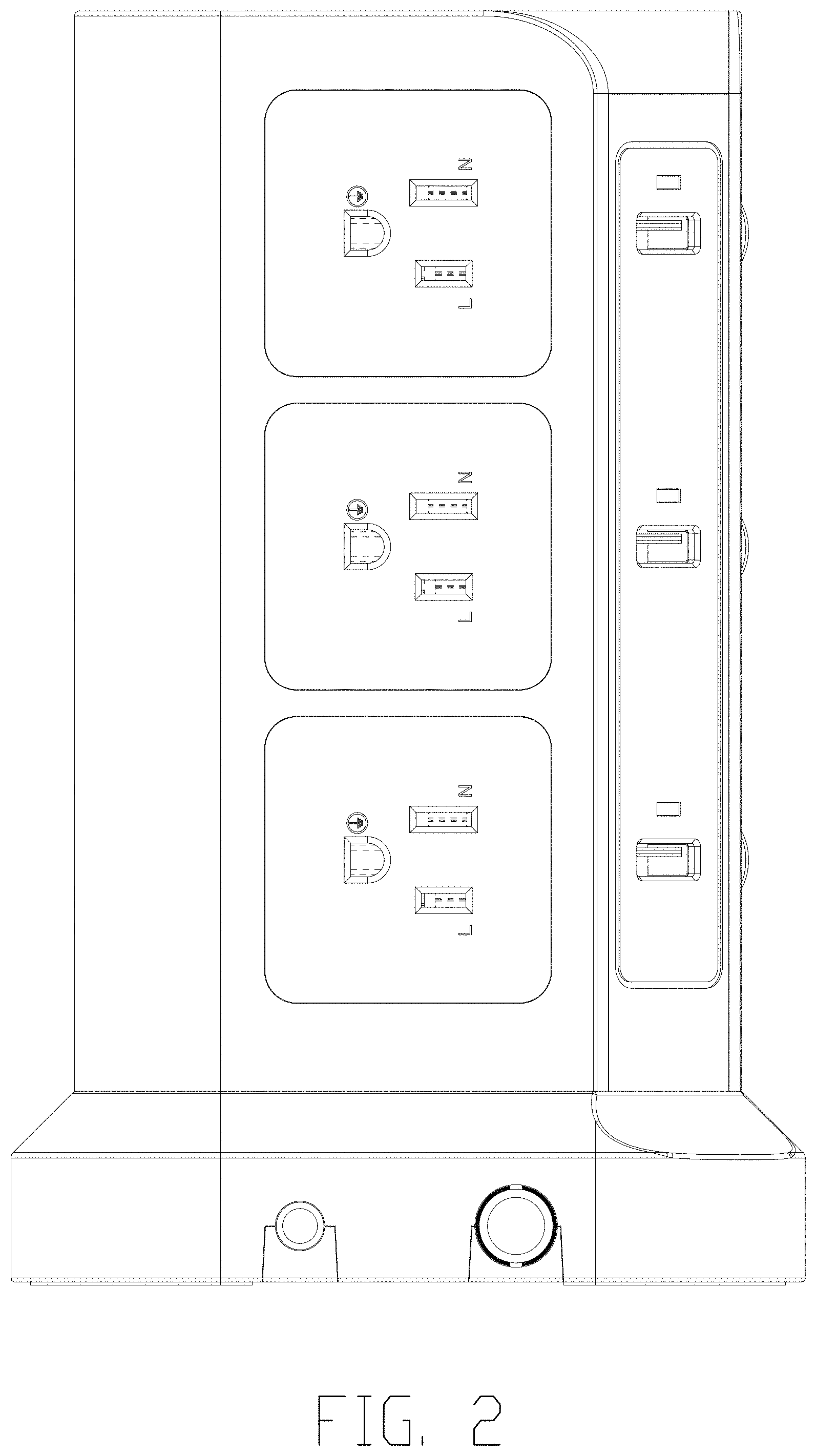 Patent USD1001079 Figure 2 – Charging socket