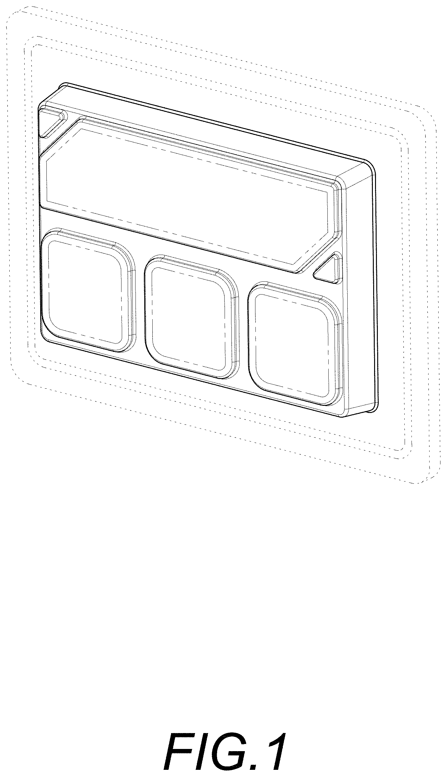 Patent USD1001087 Figure 1 – Heated apparel controller