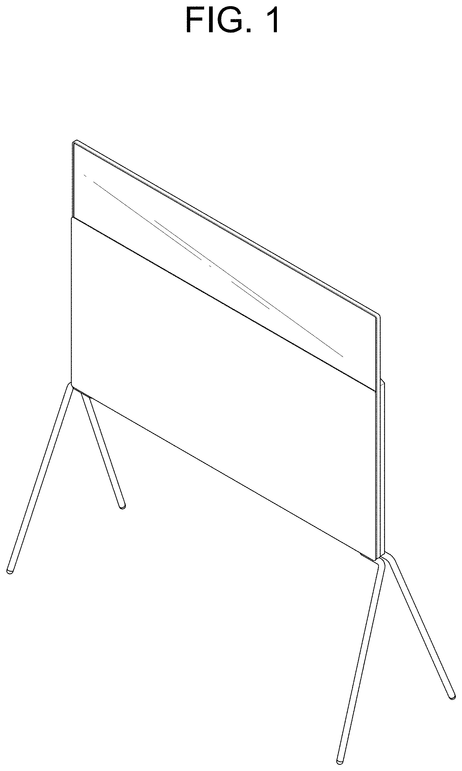 Patent USD1001090 Figure 1 – TV receiver