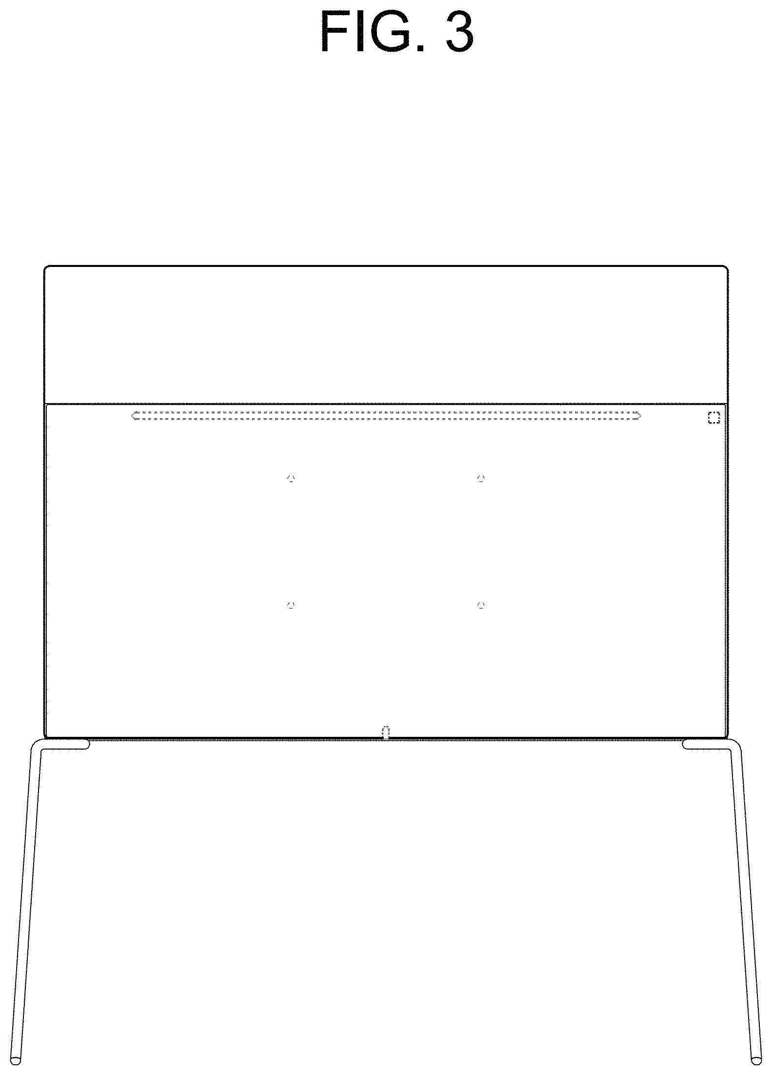 Patent USD1001090 Figure 3 – TV receiver