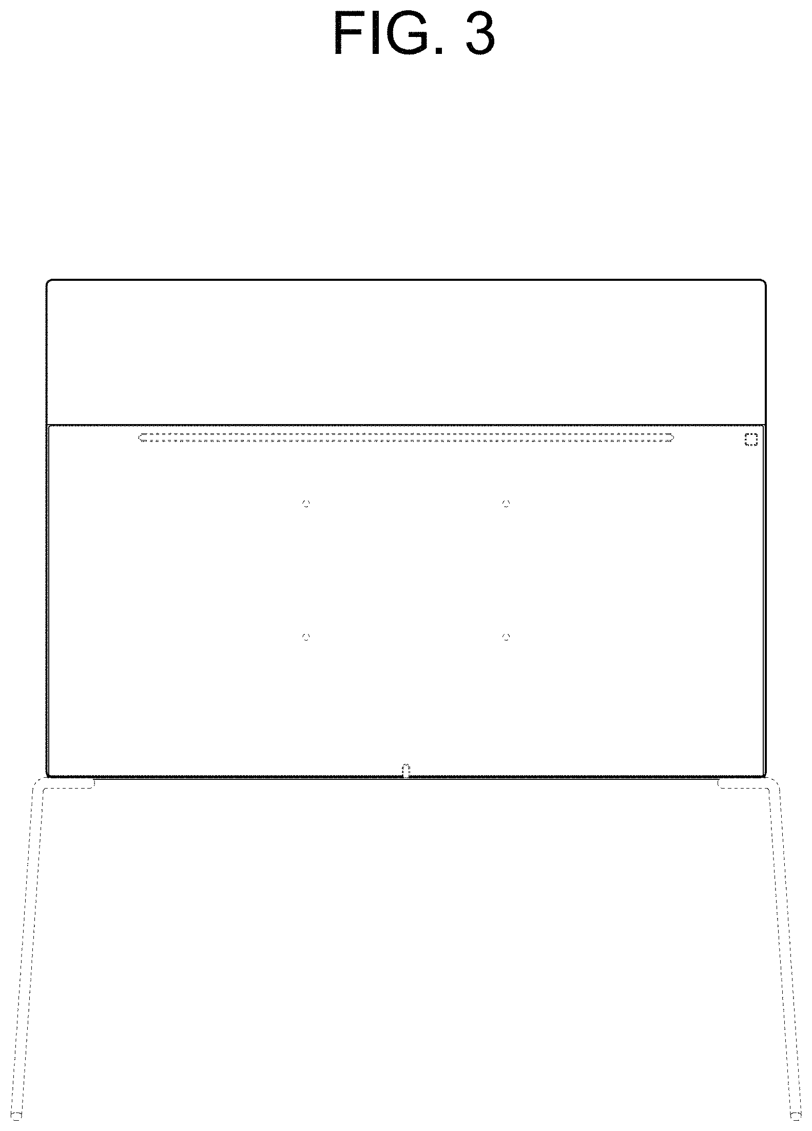 Patent USD1001091 Figure 3 – TV receiver