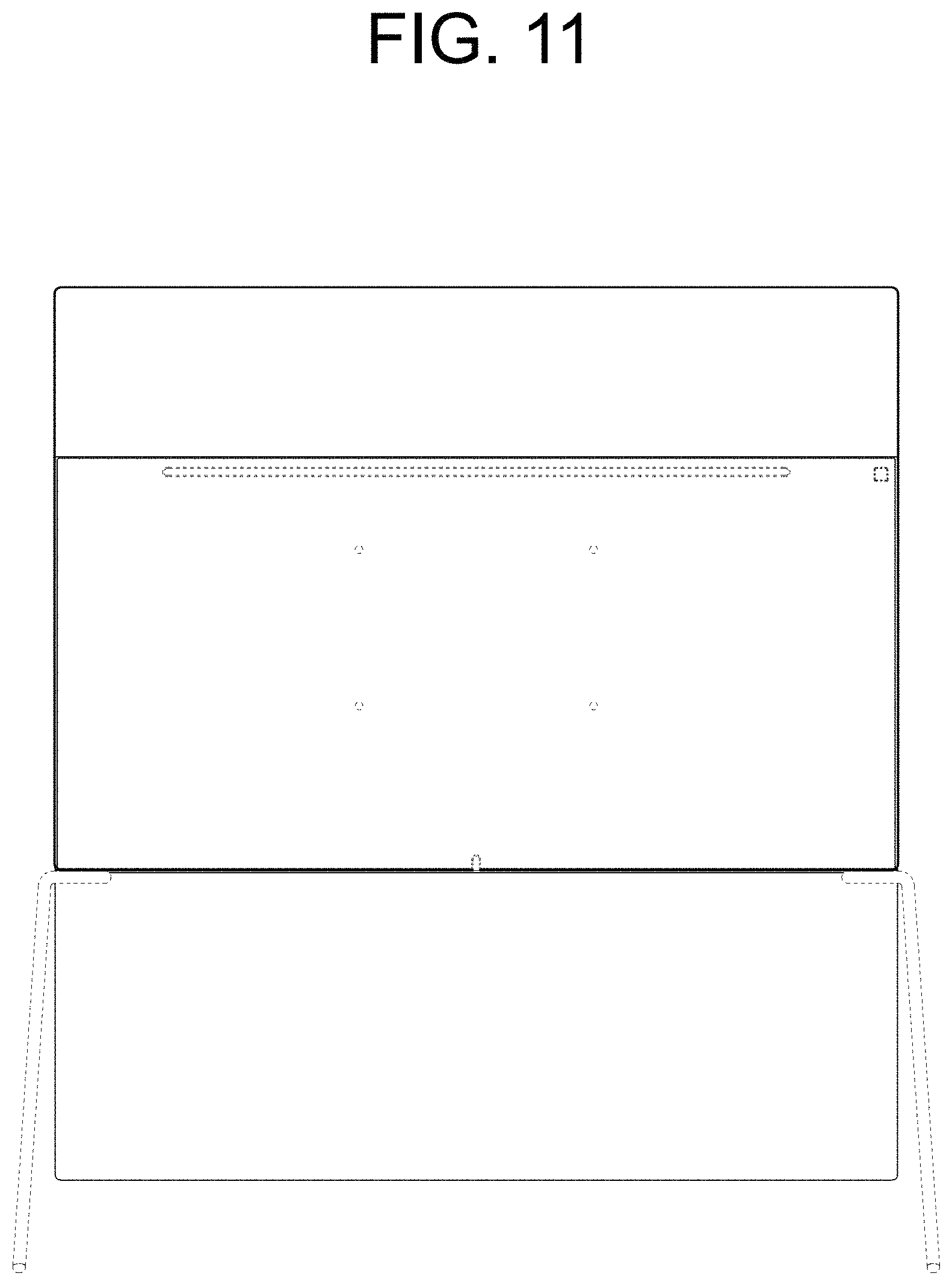 Patent USD1001091 Figure 11 – TV receiver
