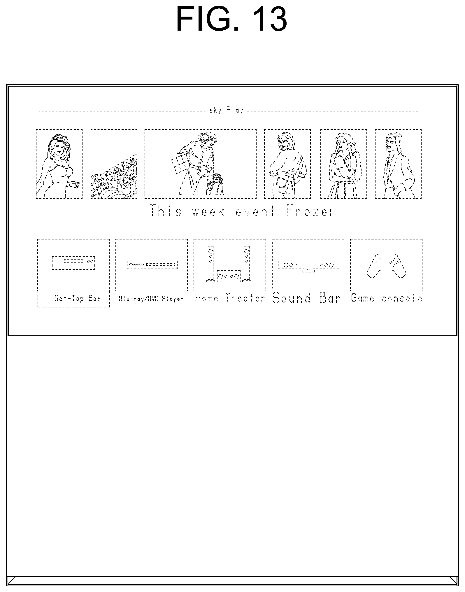 Patent USD1001092 Figure 12 – TV receiver