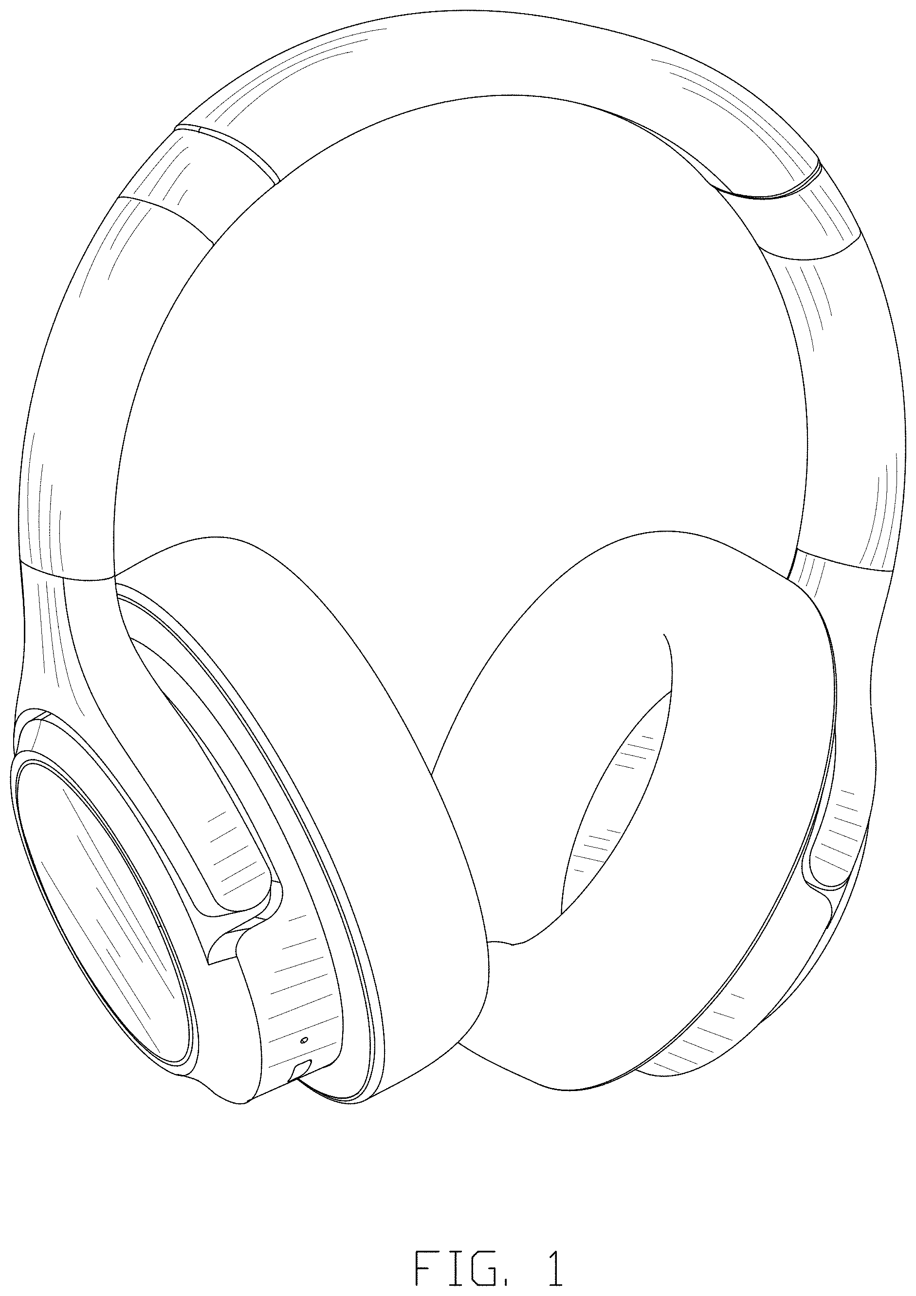 Patent USD1001094 Figure 1 – Headphone
