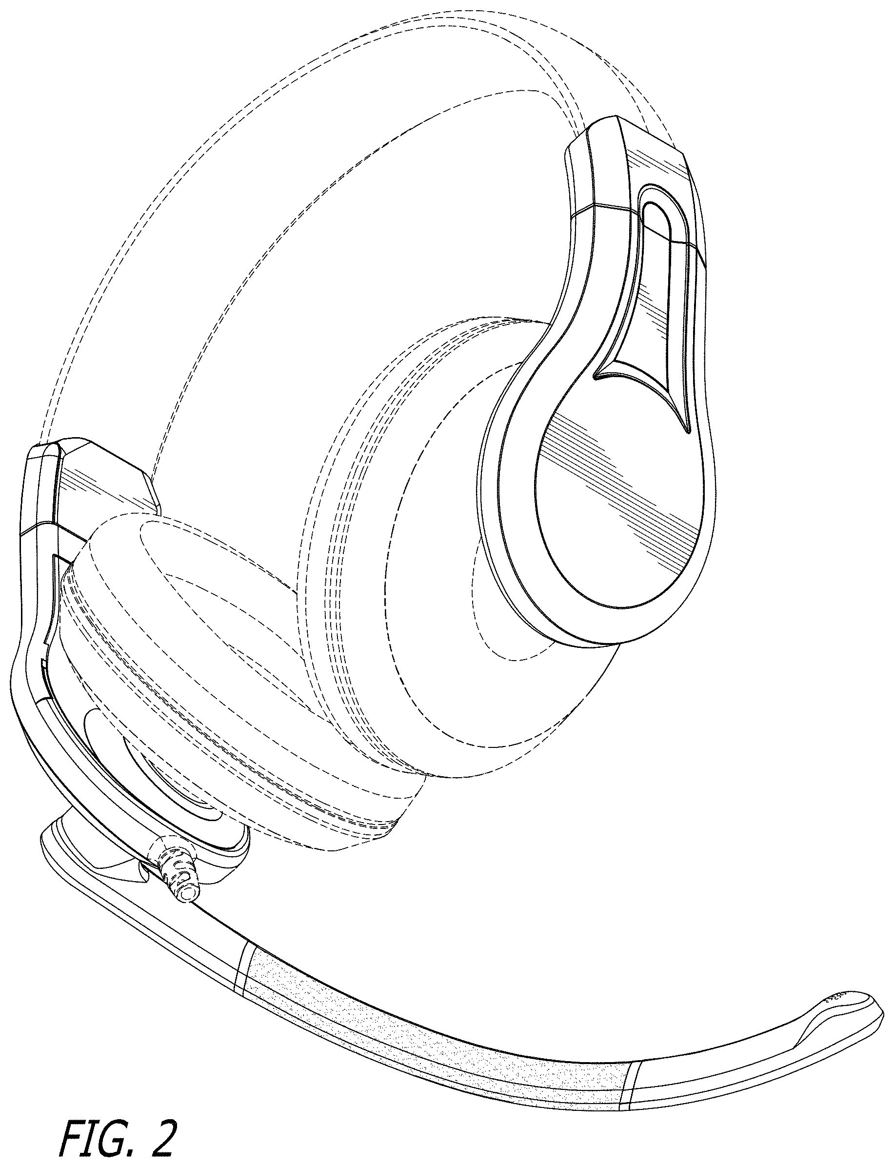 Patent USD1001095 Figure 2 – Headphones
