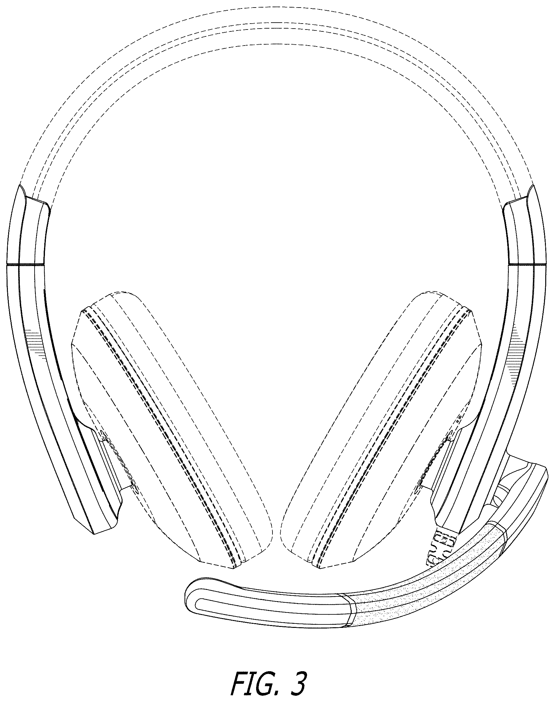 Patent USD1001095 Figure 3 – Headphones