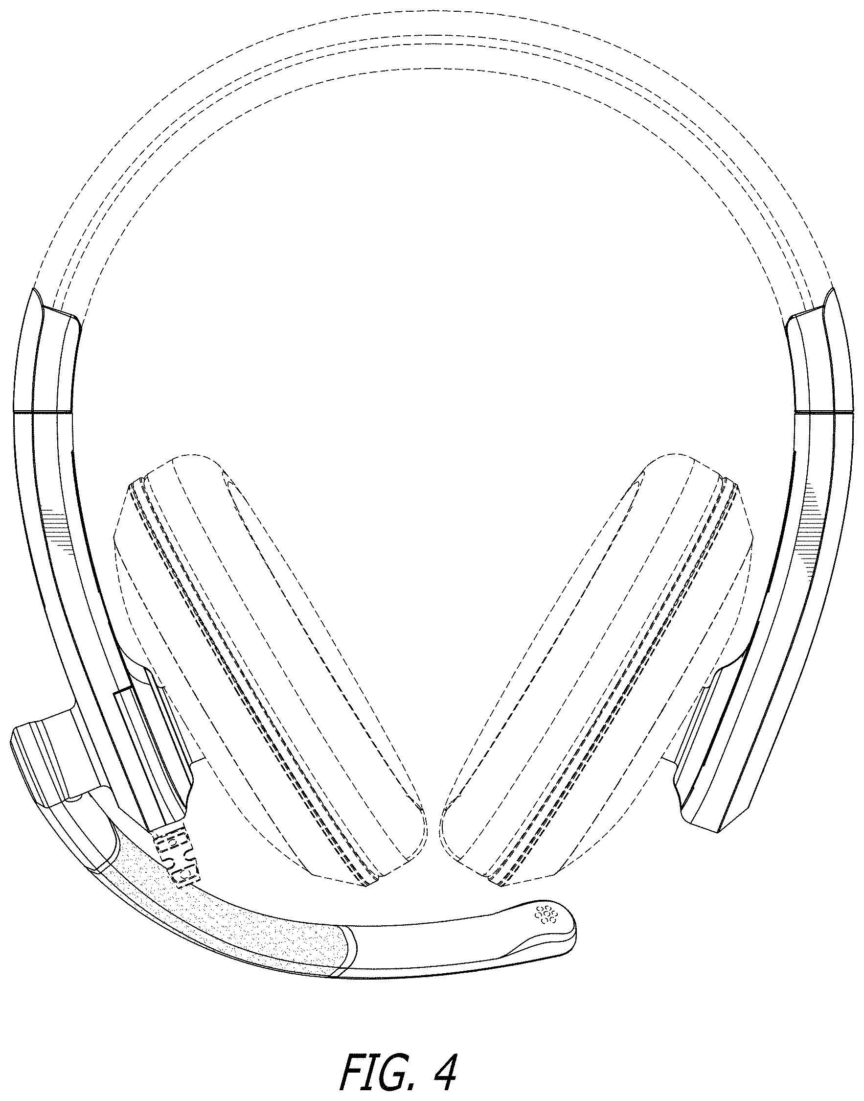 Patent USD1001095 Figure 4 – Headphones