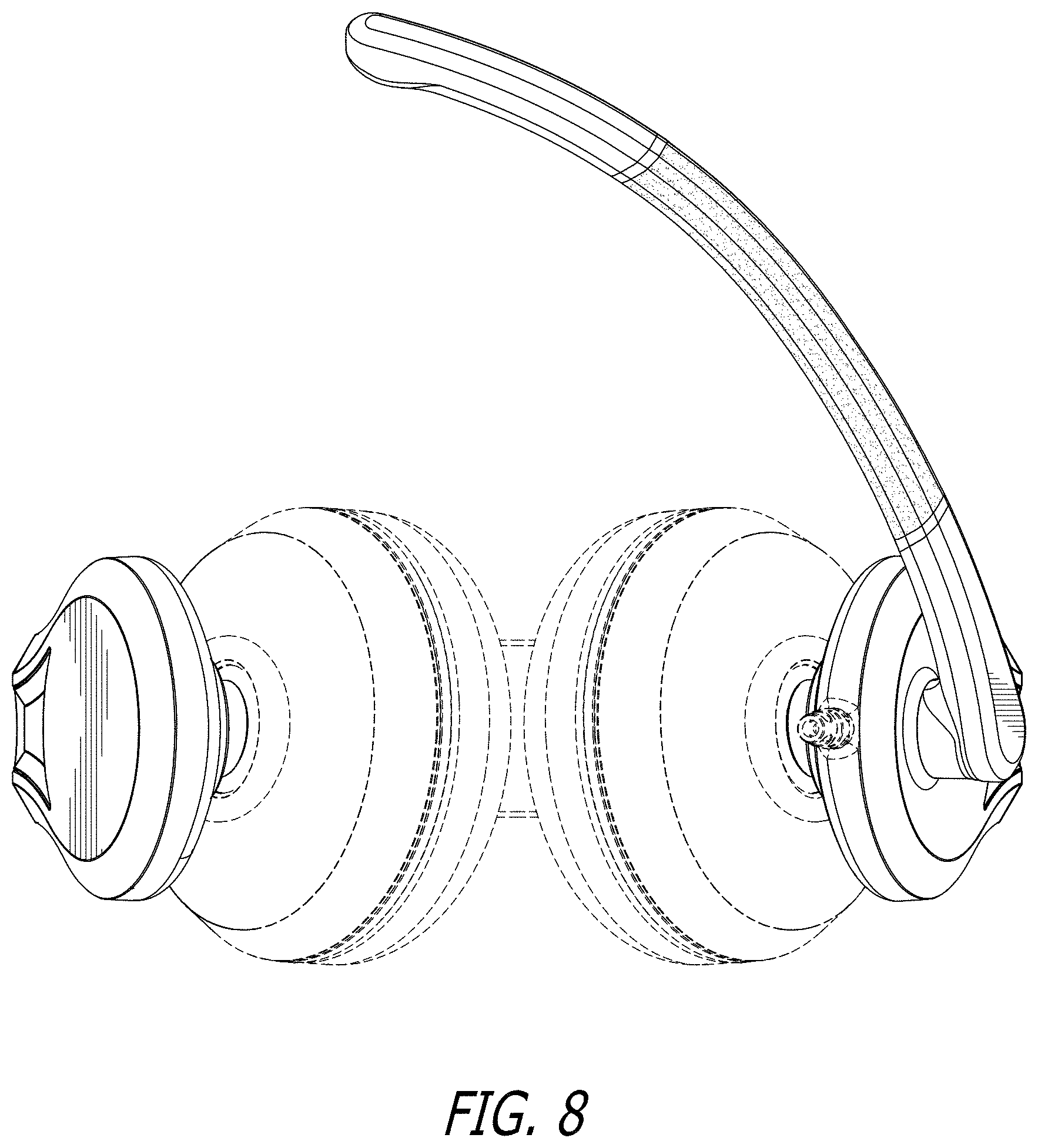 Patent USD1001095 Figure 8 – Headphones
