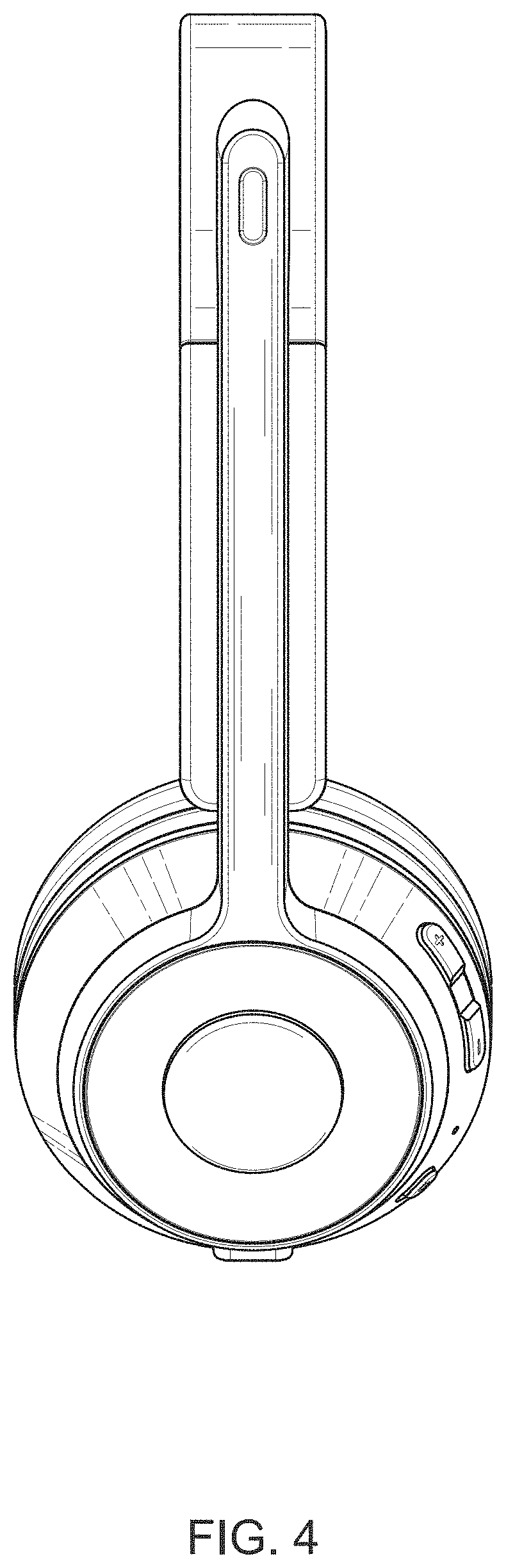 Patent USD1001096 Figure 4 – Headphone and stand assembly
