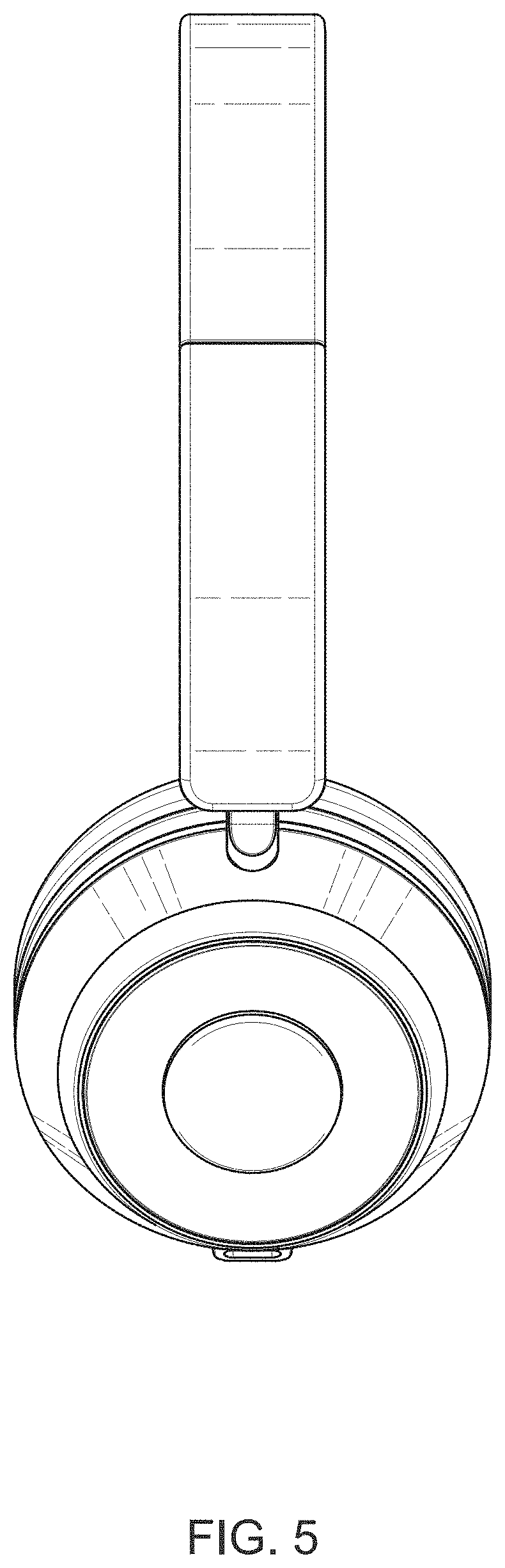 Patent USD1001096 Figure 5 – Headphone and stand assembly
