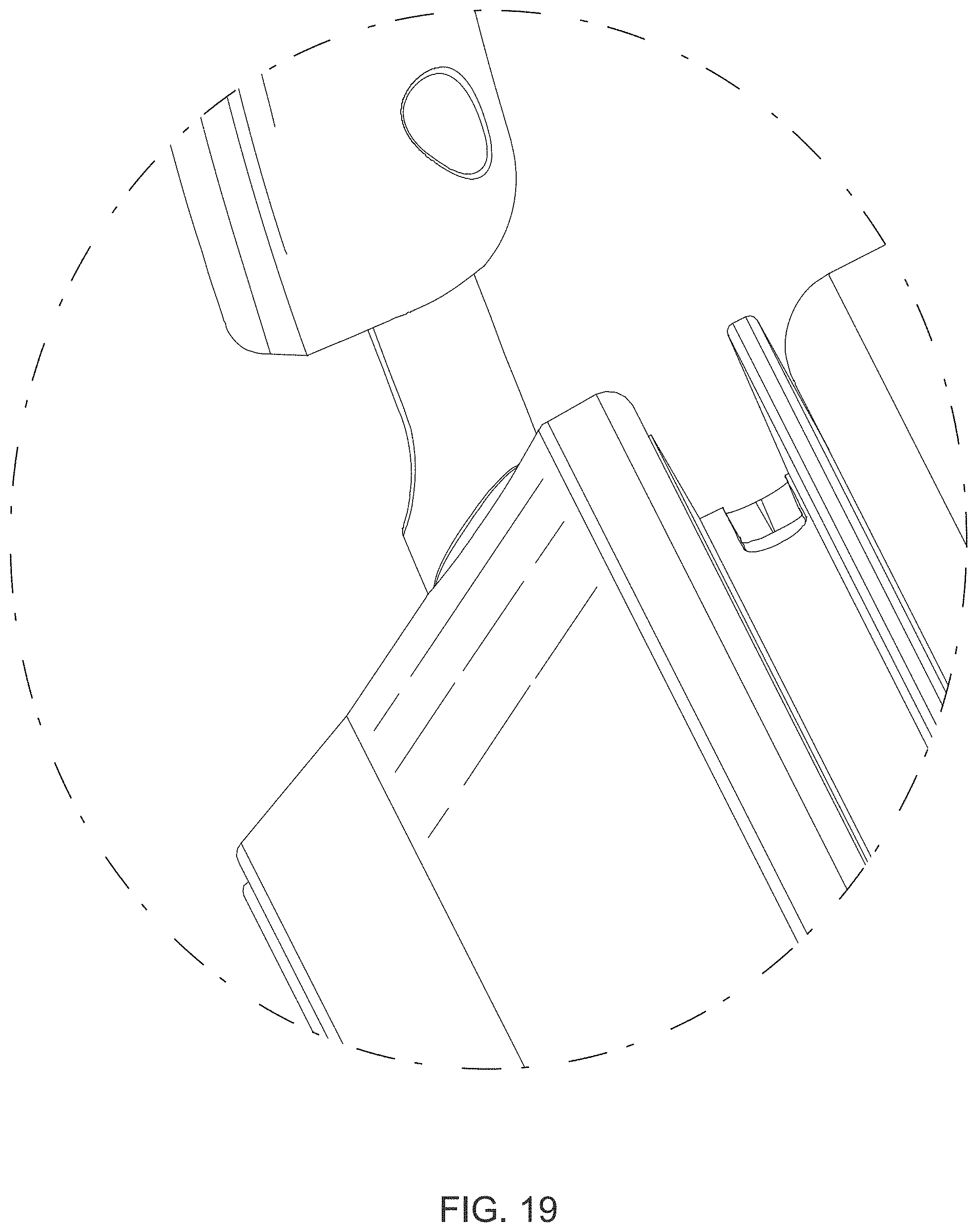 Patent USD1001096 Figure 19 – Headphone and stand assembly