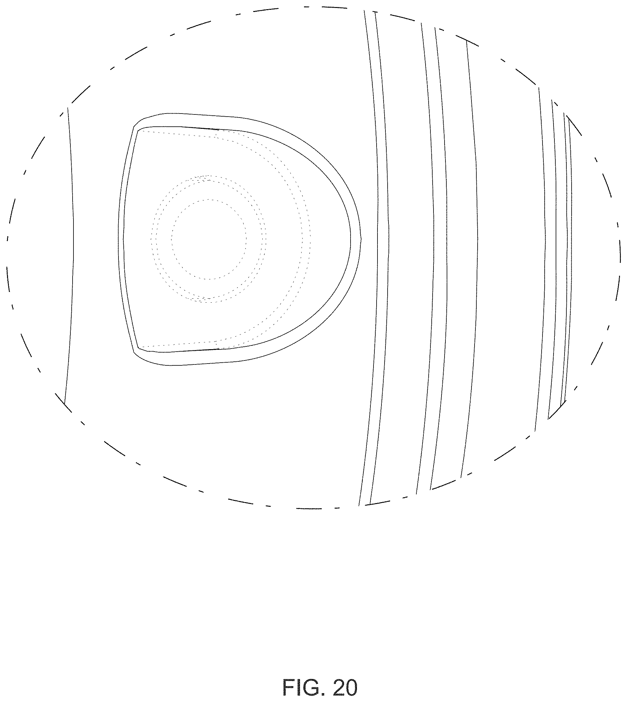 Patent USD1001096 Figure 20 – Headphone and stand assembly