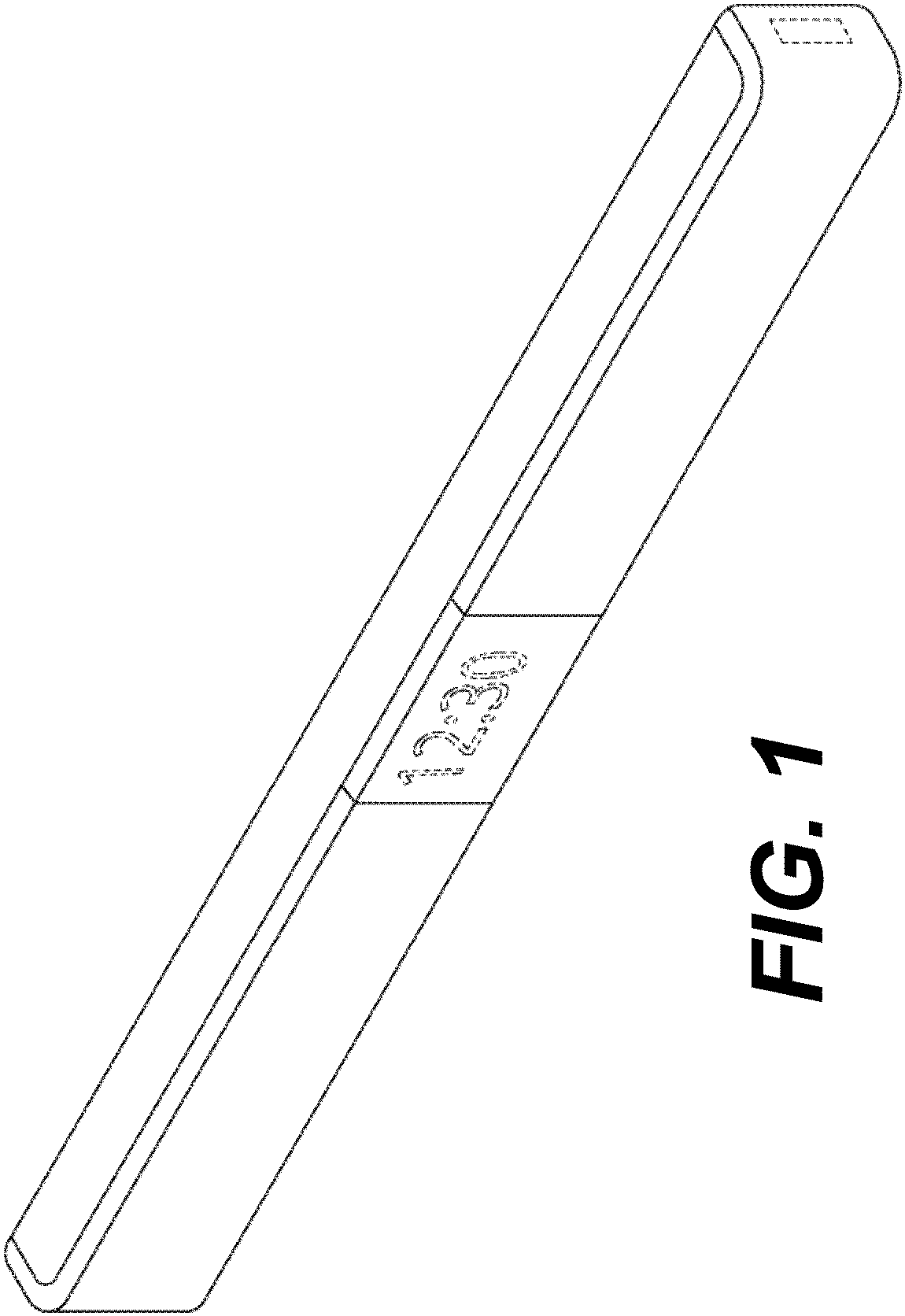 Patent USD1001099 Figure 1 – Audio conferencing system with a middle-mounted video display panel