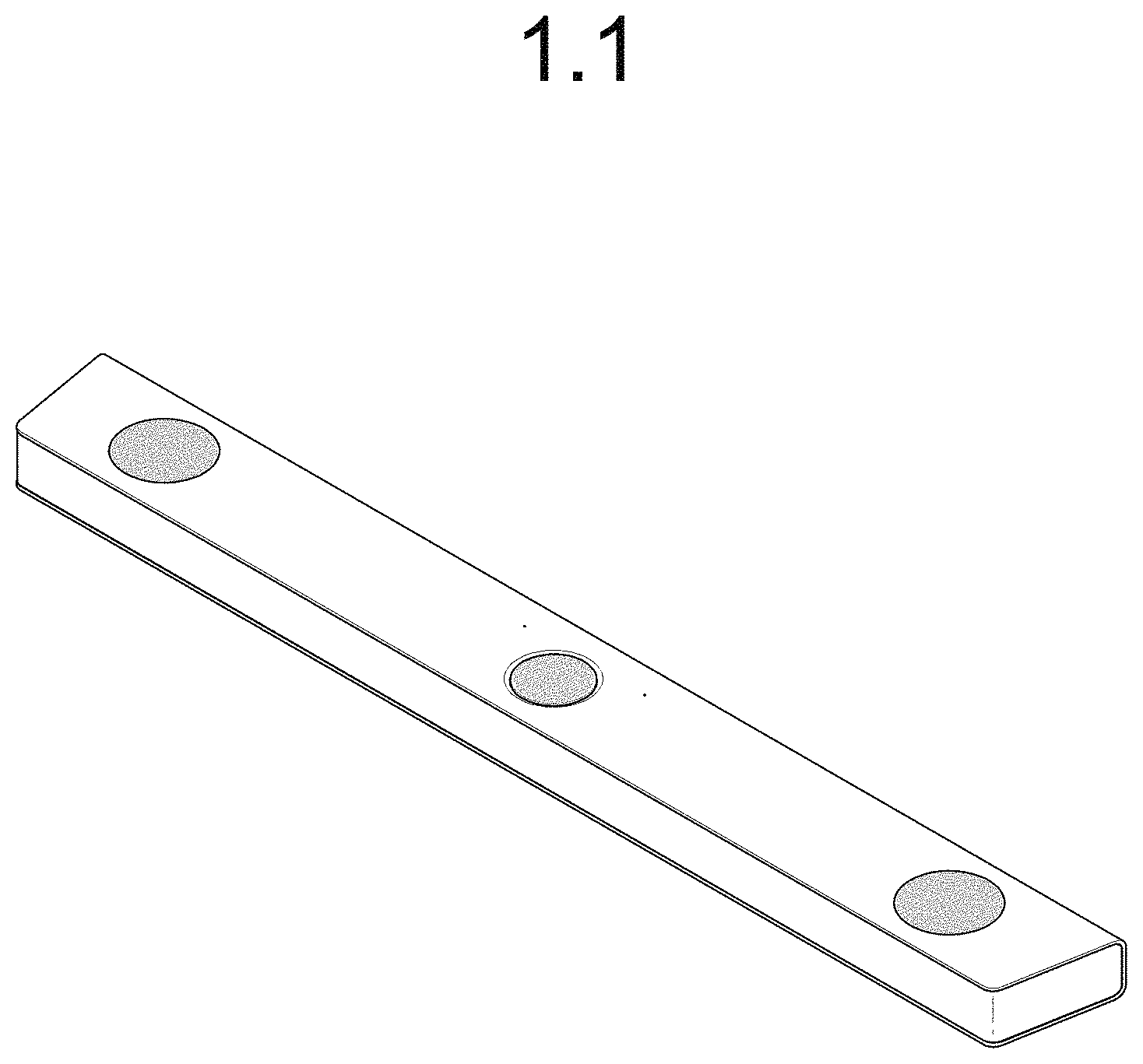 Patent USD1001100 Figure 1 – Sound bar