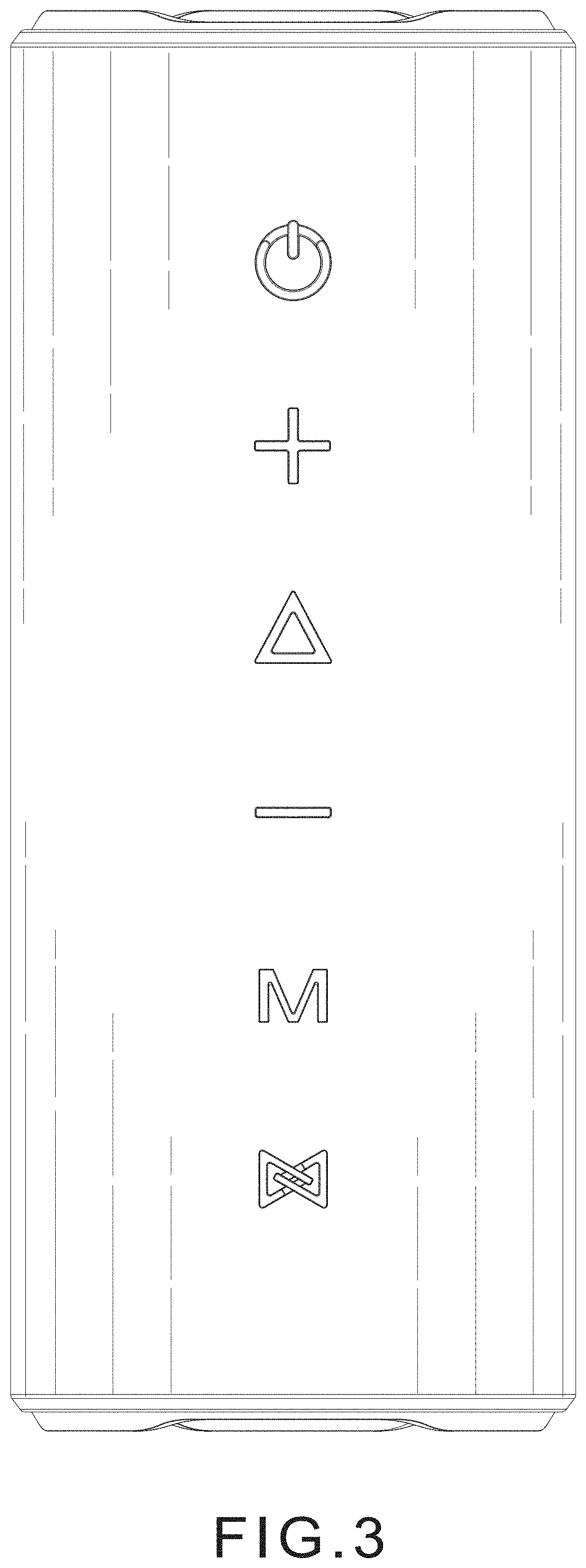 Patent USD1001101 Figure 3 – Wireless speaker