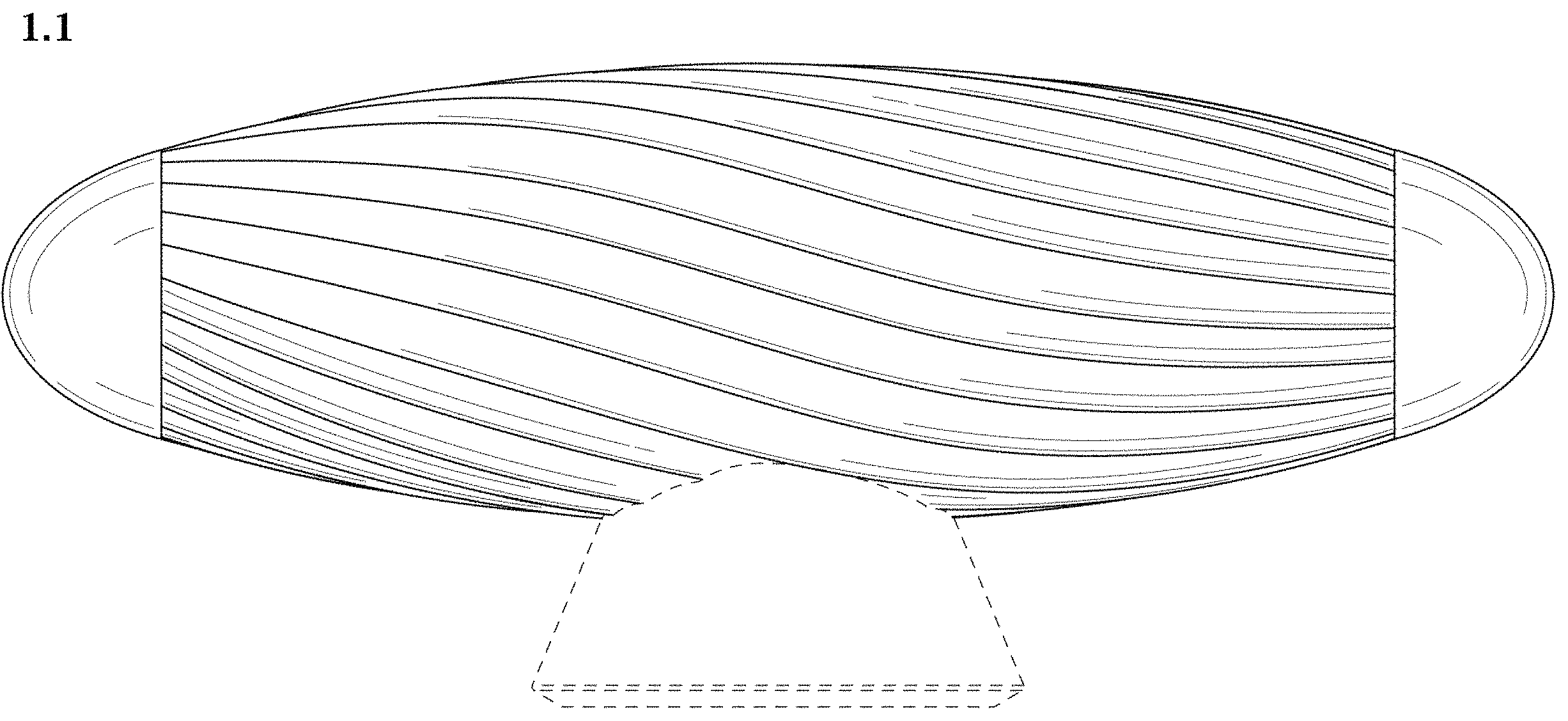 Patent USD1001103 Figure 1 – Sound bar