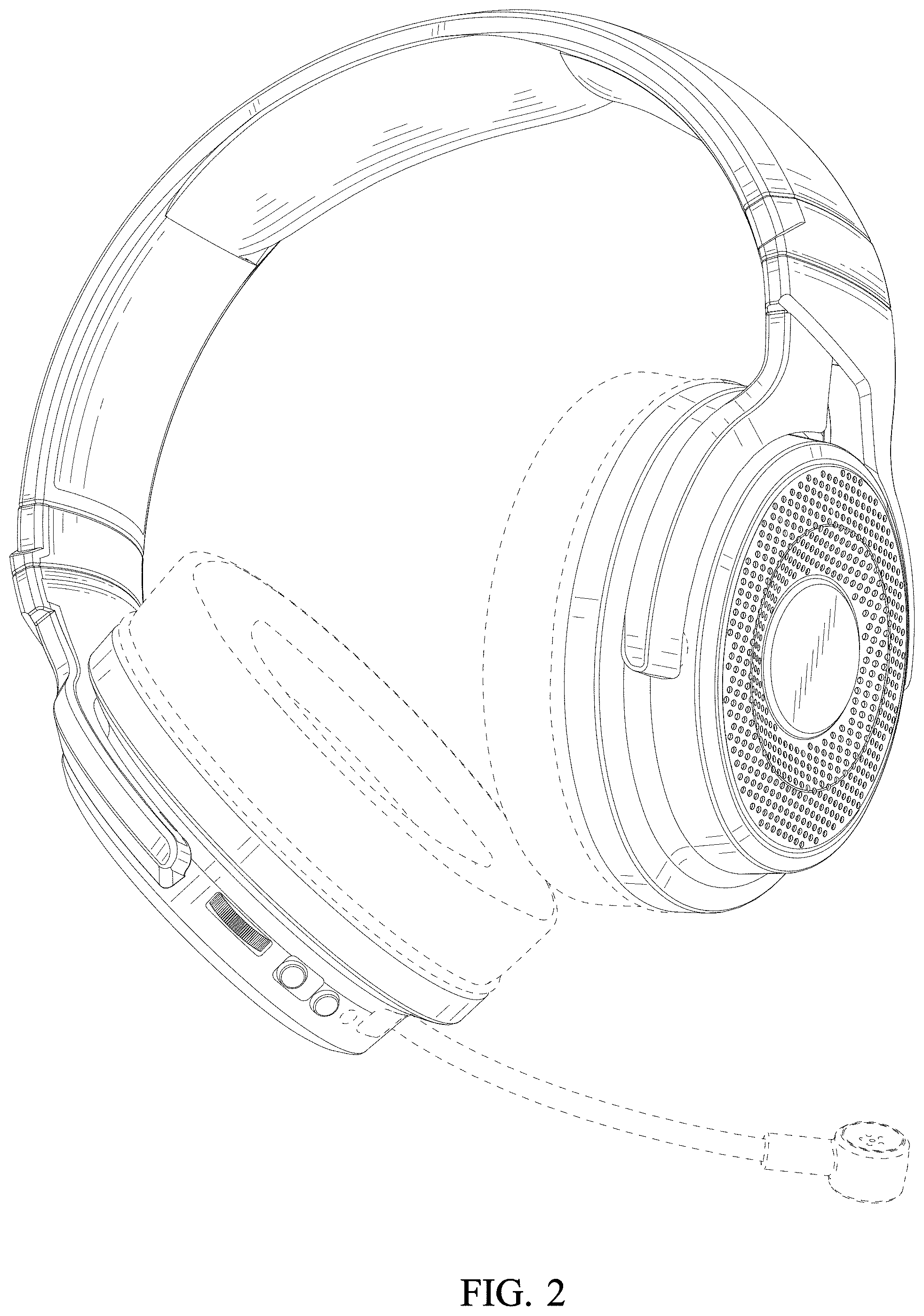 Patent USD1001105 Figure 2 – Wireless headphone