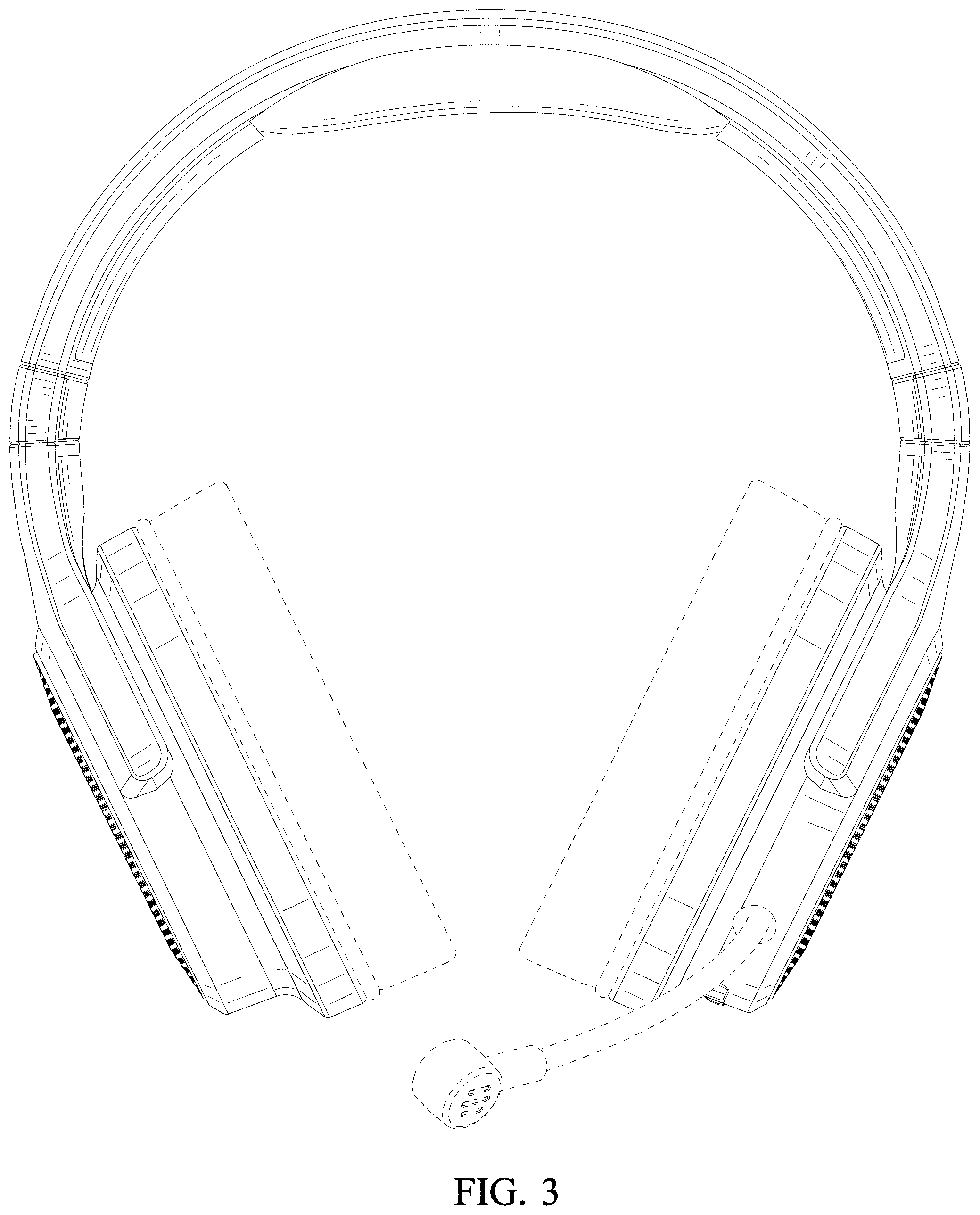 Patent USD1001105 Figure 3 – Wireless headphone