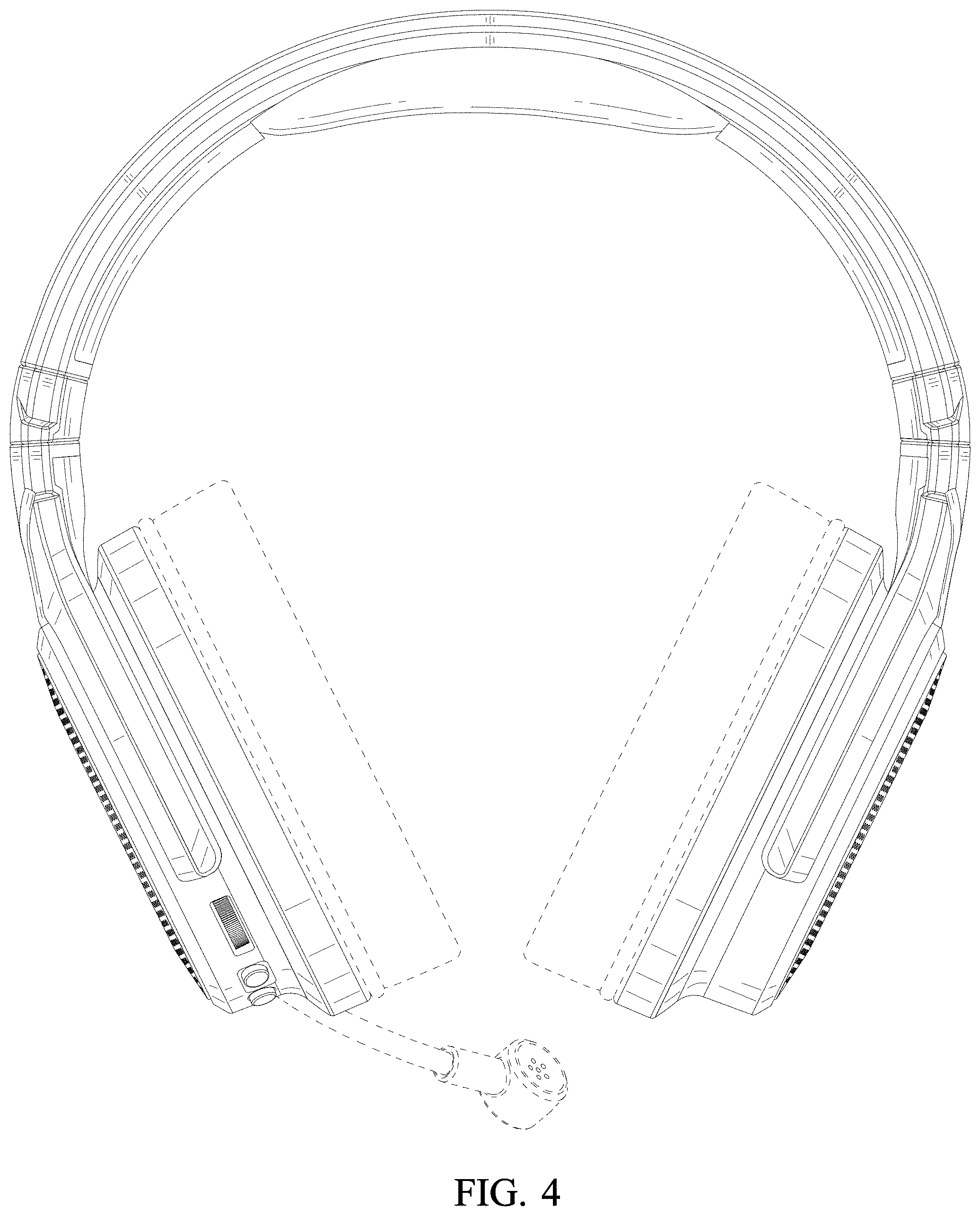 Patent USD1001105 Figure 4 – Wireless headphone