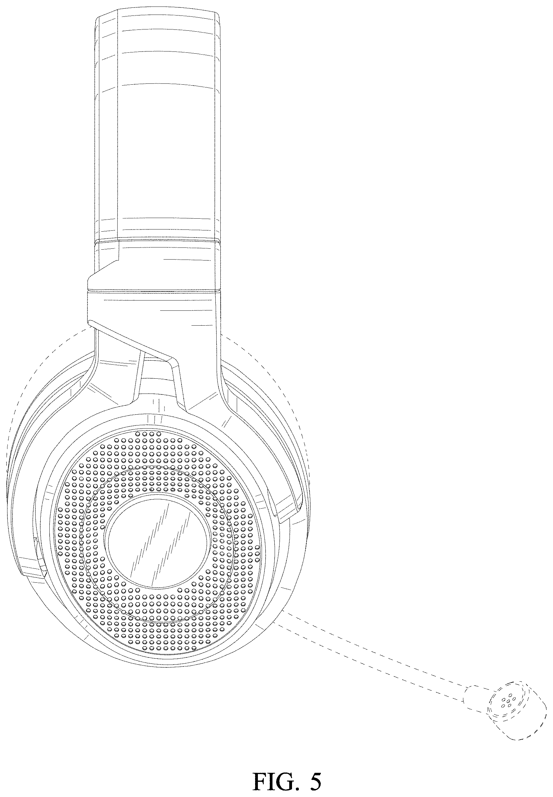 Patent USD1001105 Figure 5 – Wireless headphone