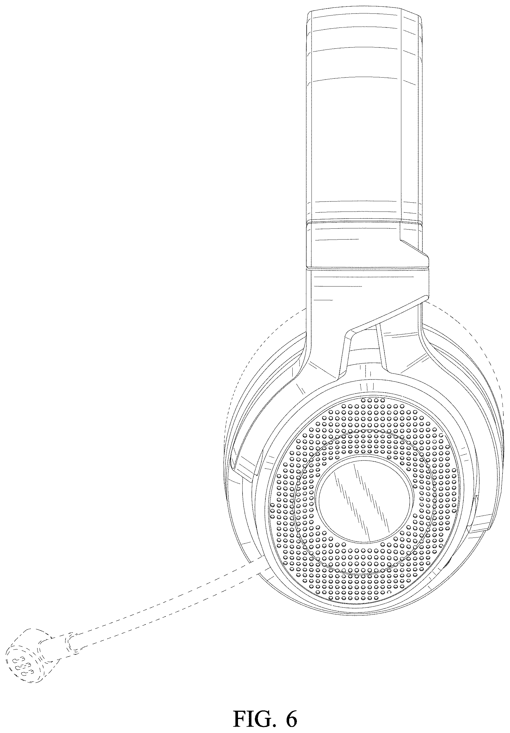 Patent USD1001105 Figure 6 – Wireless headphone