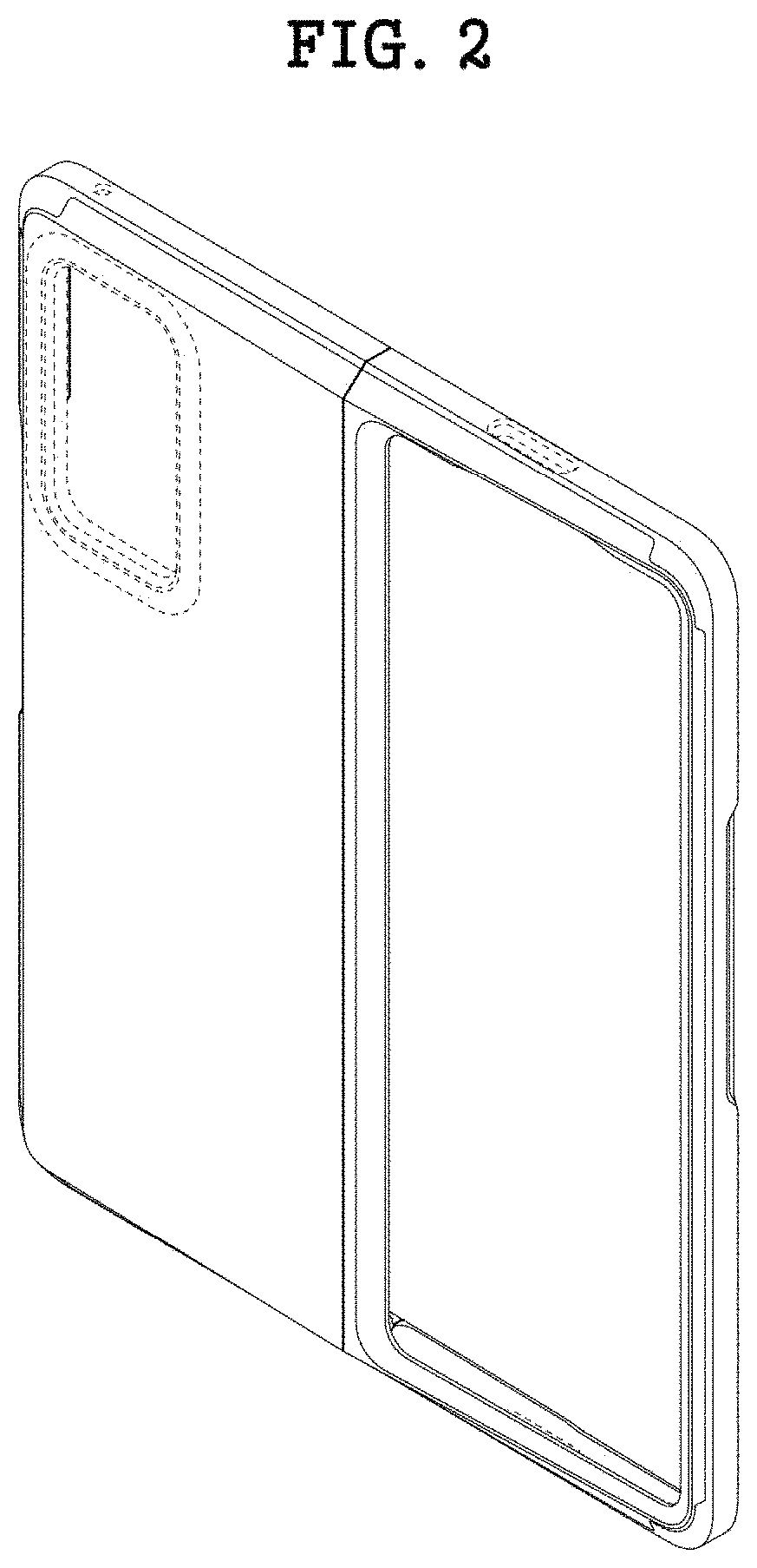 Patent USD1001113 Figure 2 – Case for electronic communications device