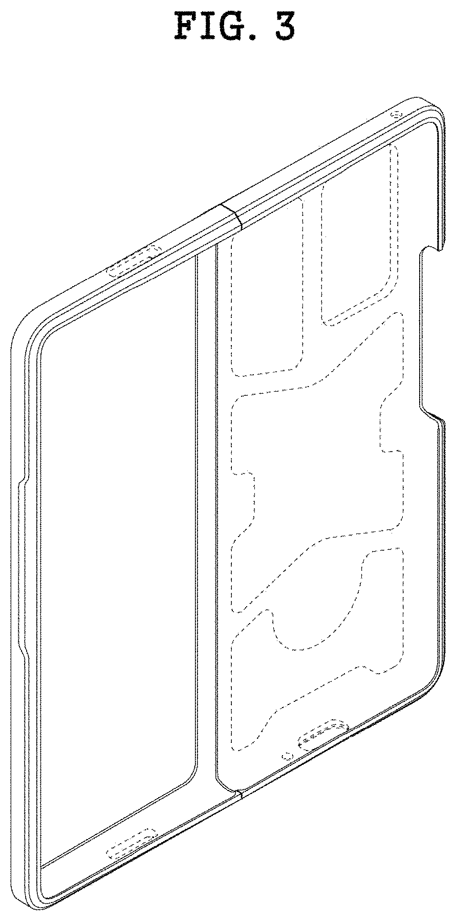 Patent USD1001113 Figure 3 – Case for electronic communications device