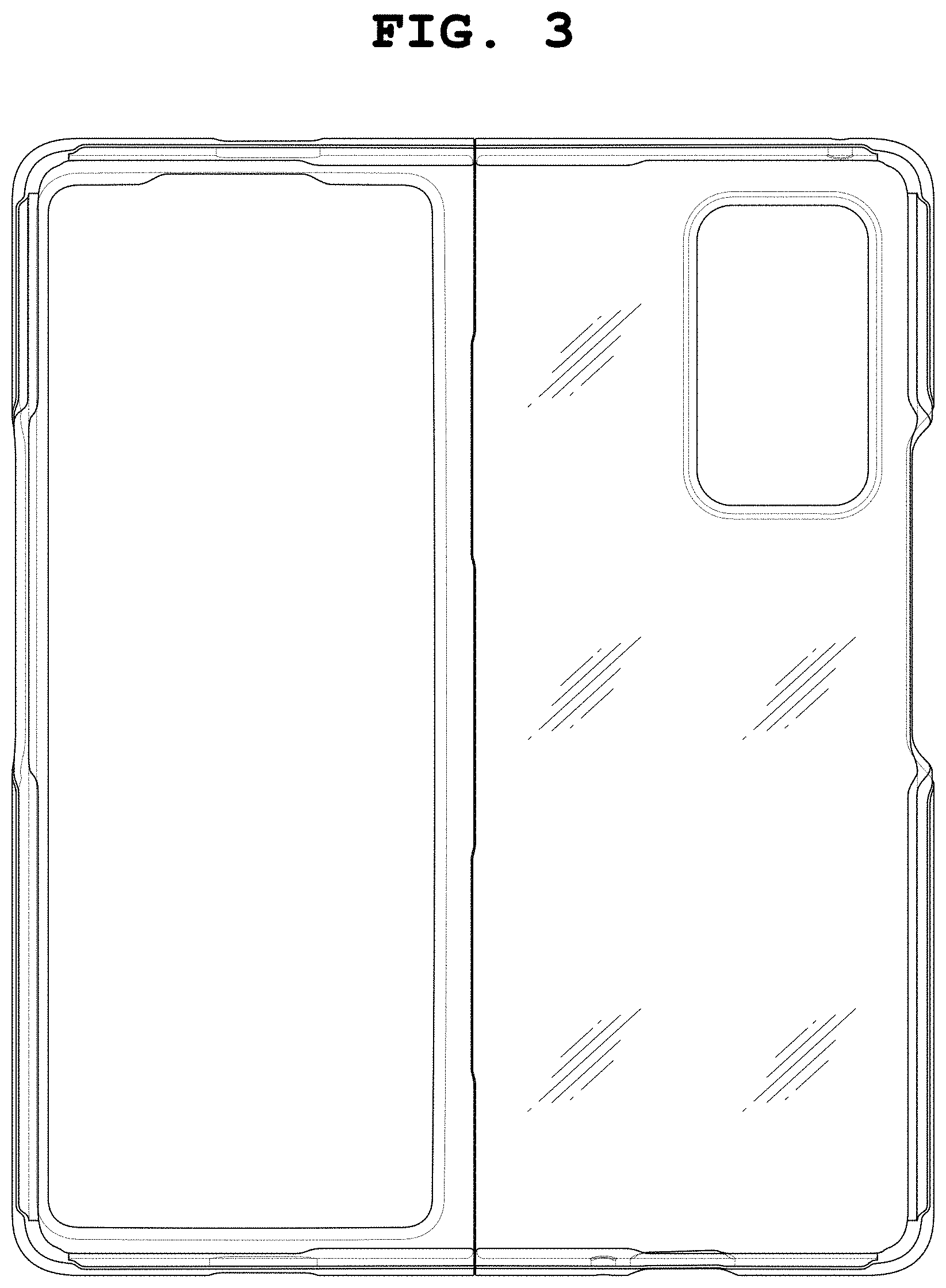 Patent USD1001114 Figure 3 – Case for electronic communications device