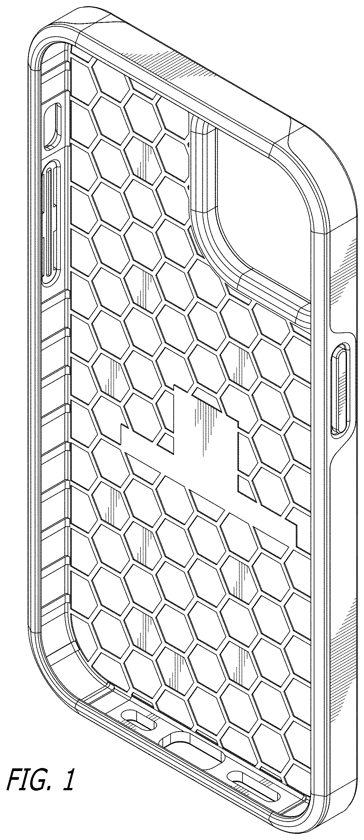 Patent USD1001115 Figure 1 – Phone case