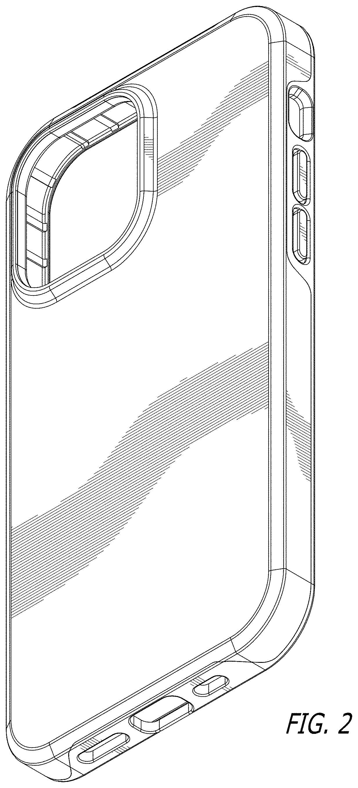 Patent USD1001115 Figure 2 – Phone case