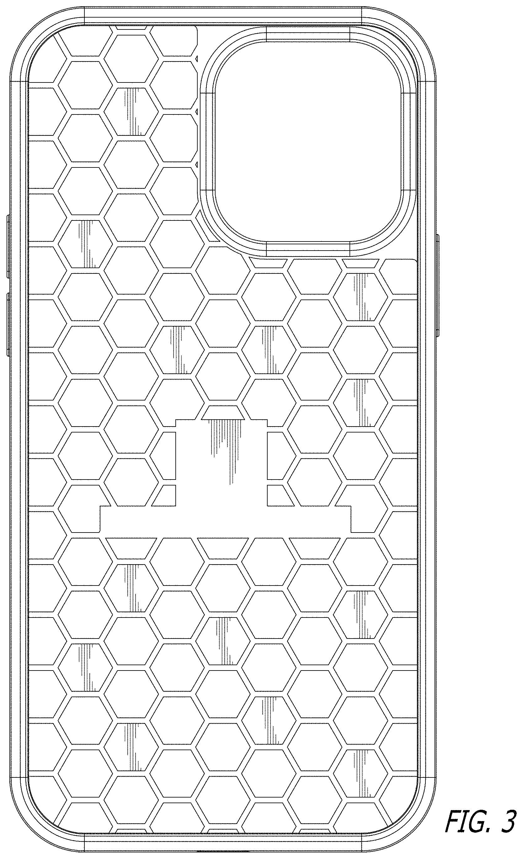 Patent USD1001115 Figure 3 – Phone case