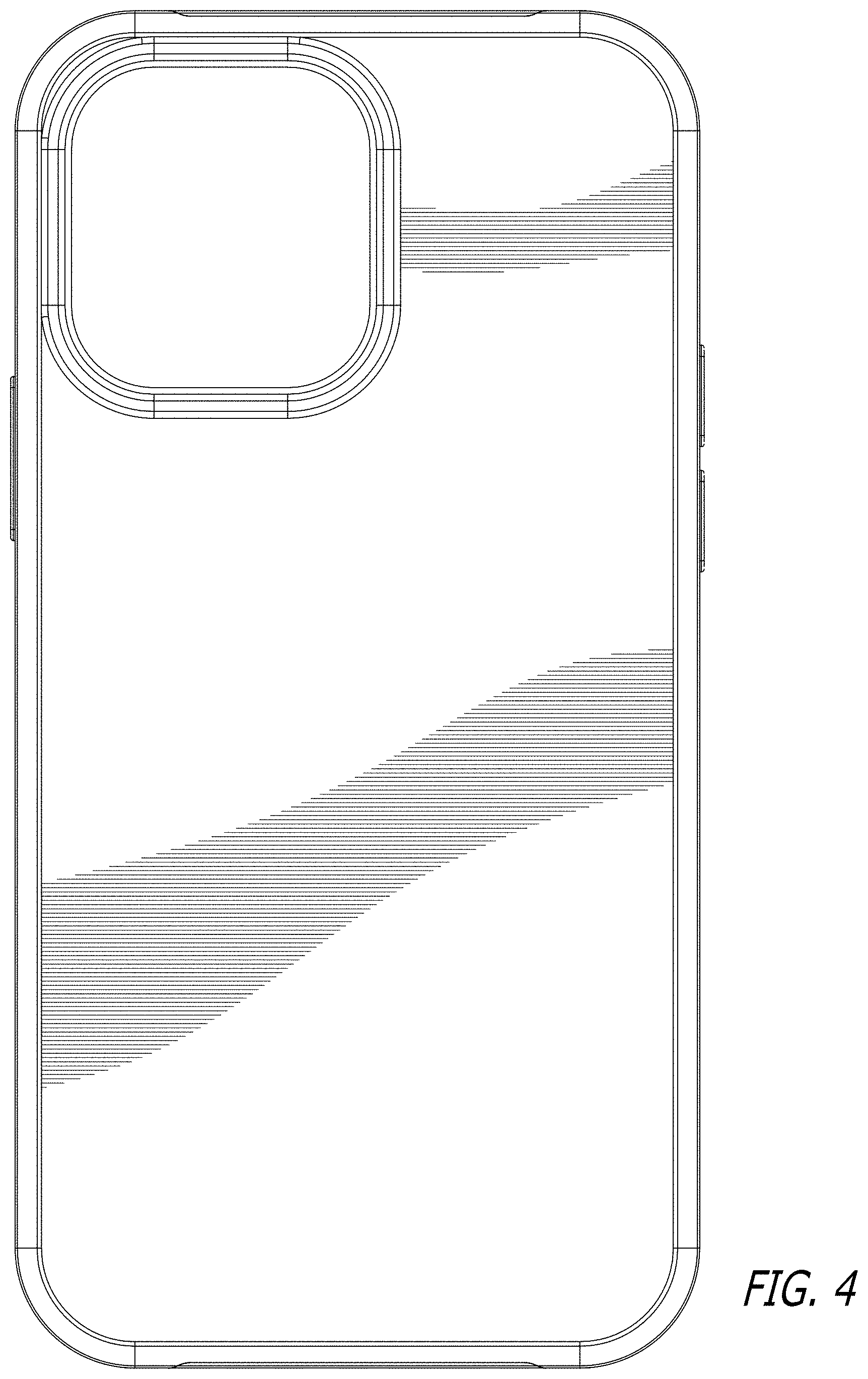 Patent USD1001115 Figure 4 – Phone case