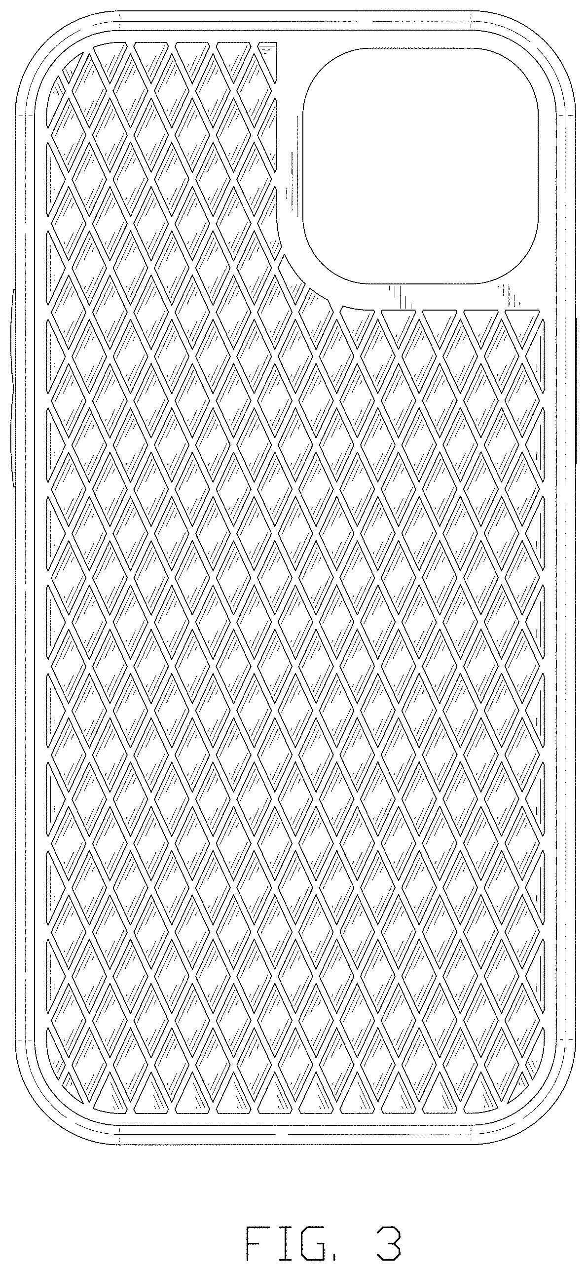 Patent USD1001116 Figure 3 – Combined mobile phone case and card case