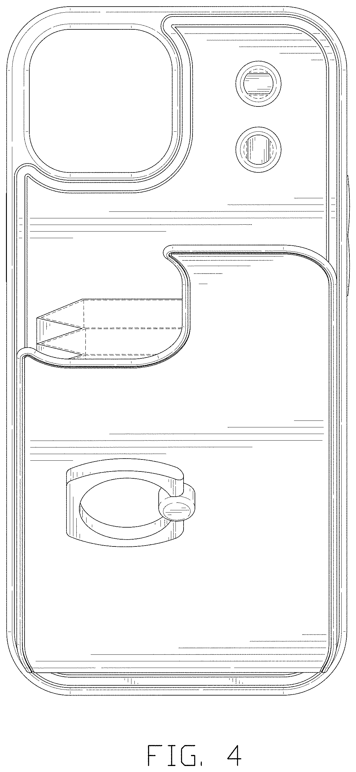 Patent USD1001116 Figure 4 – Combined mobile phone case and card case