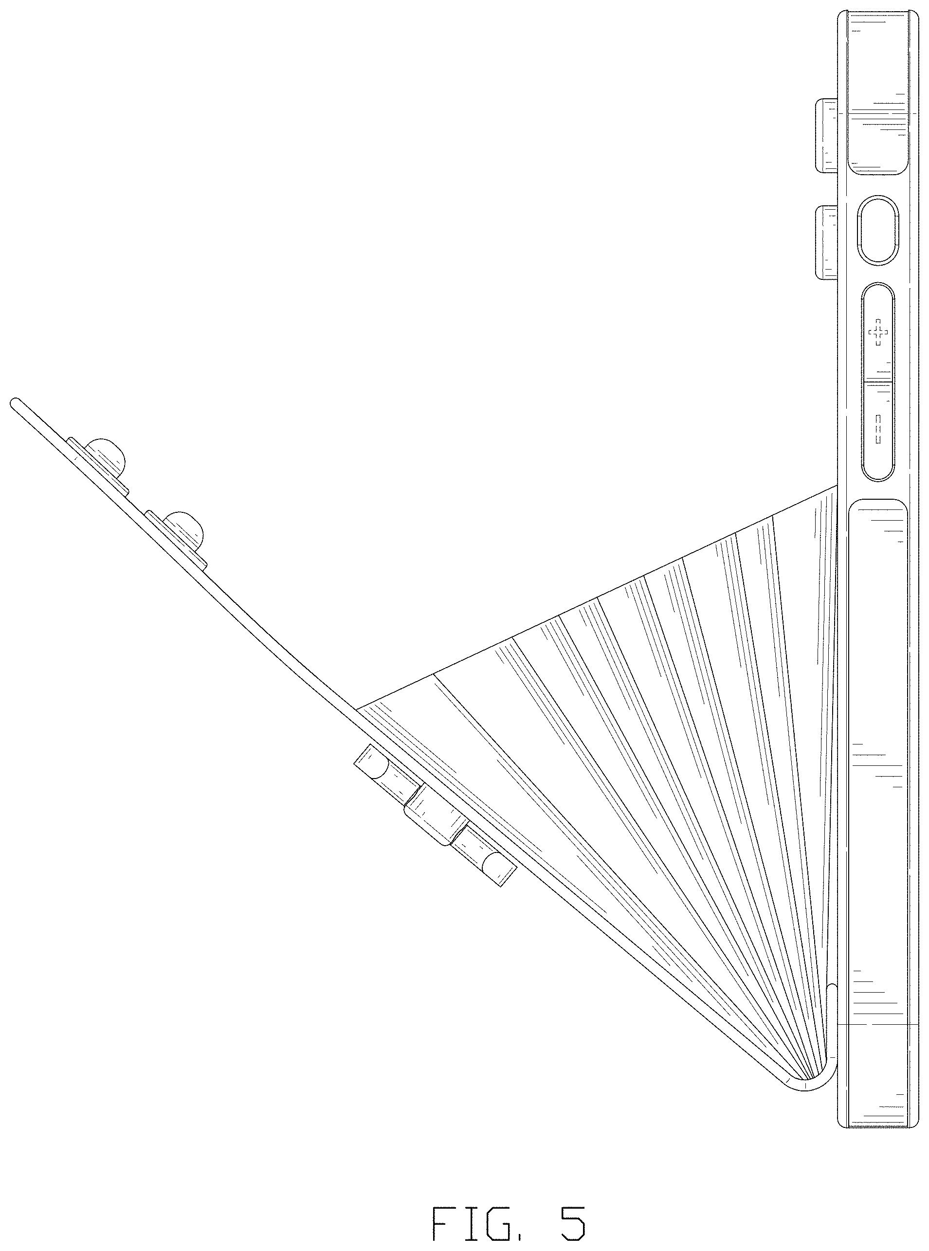 Patent USD1001116 Figure 5 – Combined mobile phone case and card case