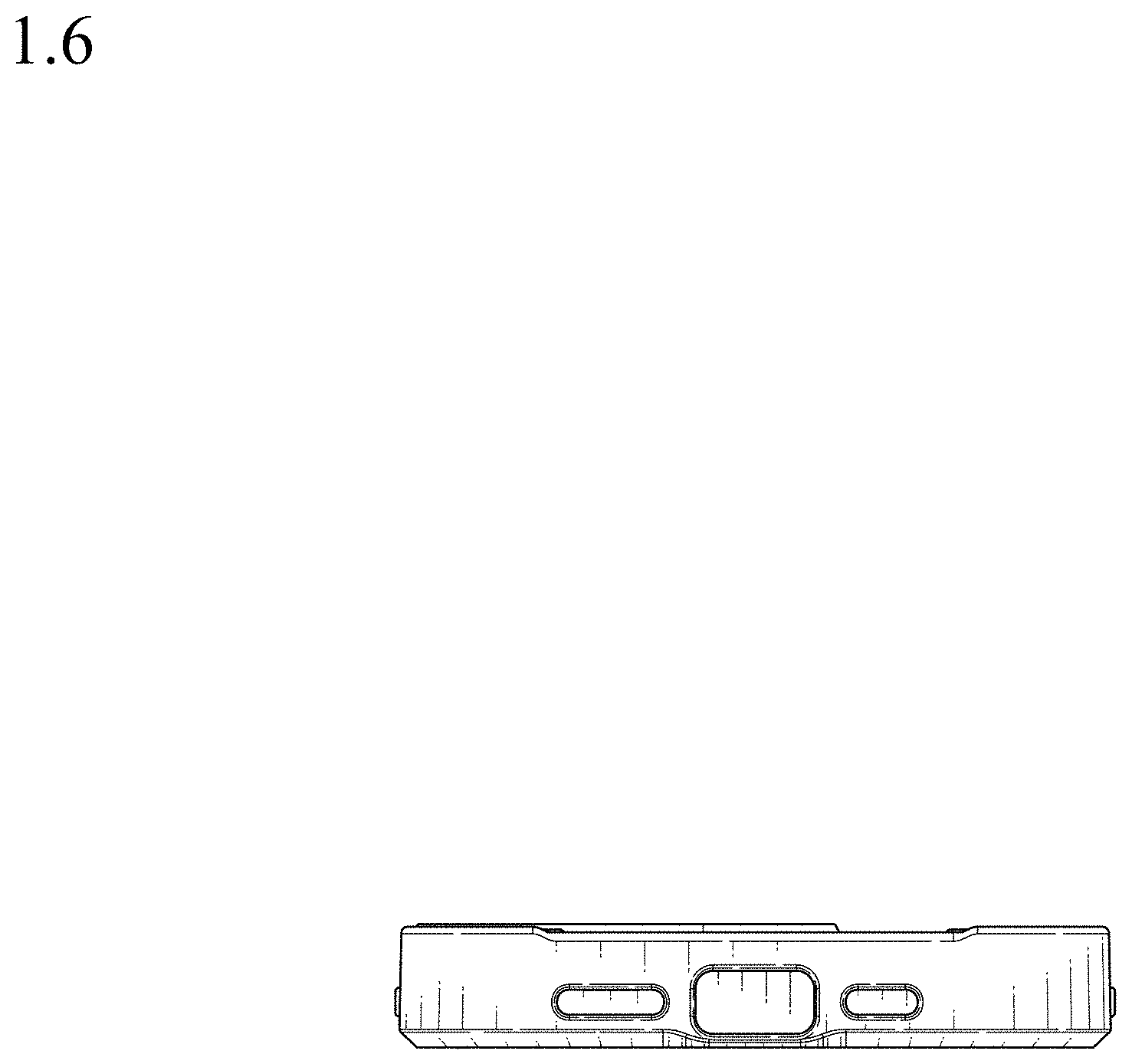 Patent USD1001117 Figure 6 – Case for mobile telephone