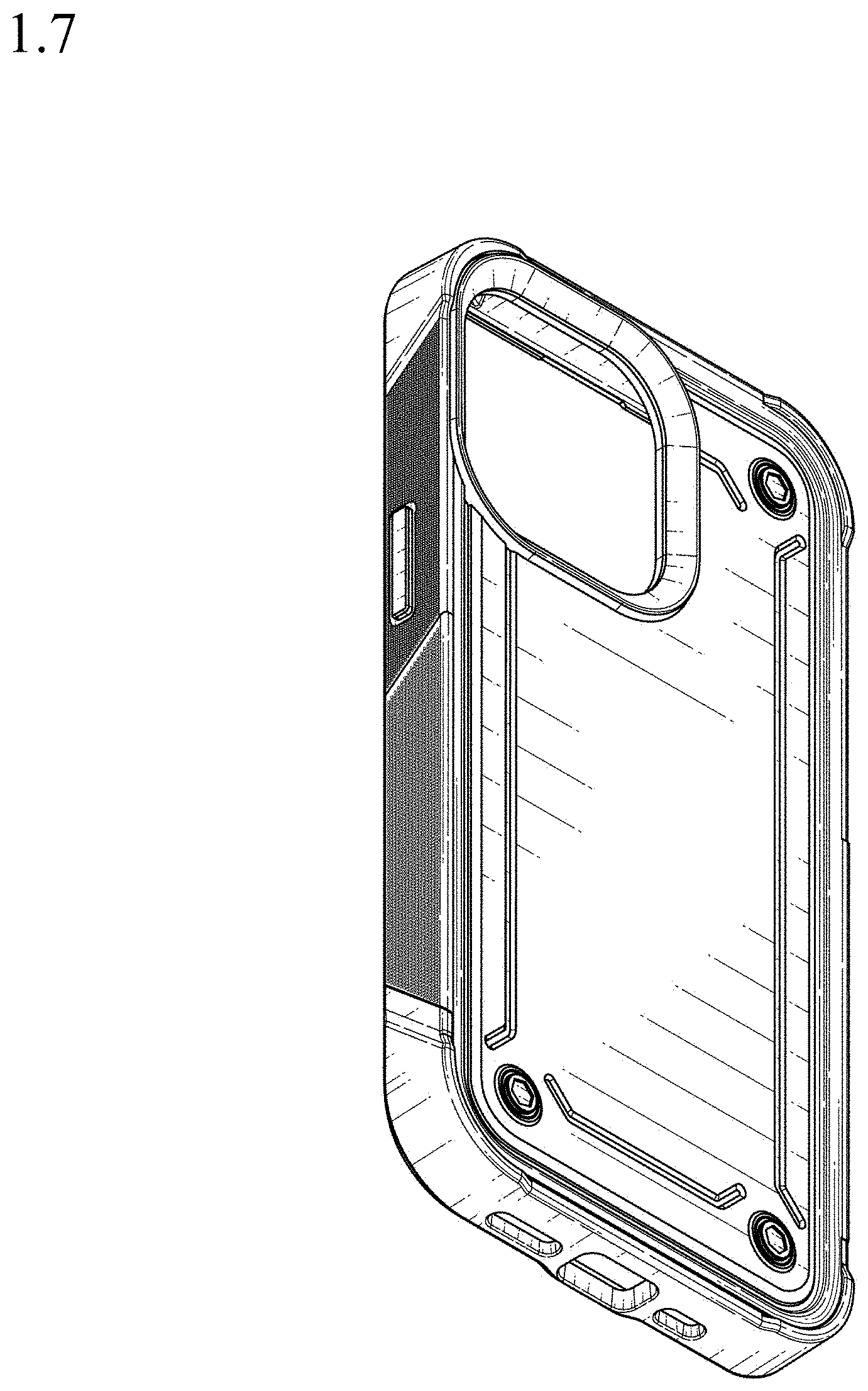 Patent USD1001117 Figure 7 – Case for mobile telephone