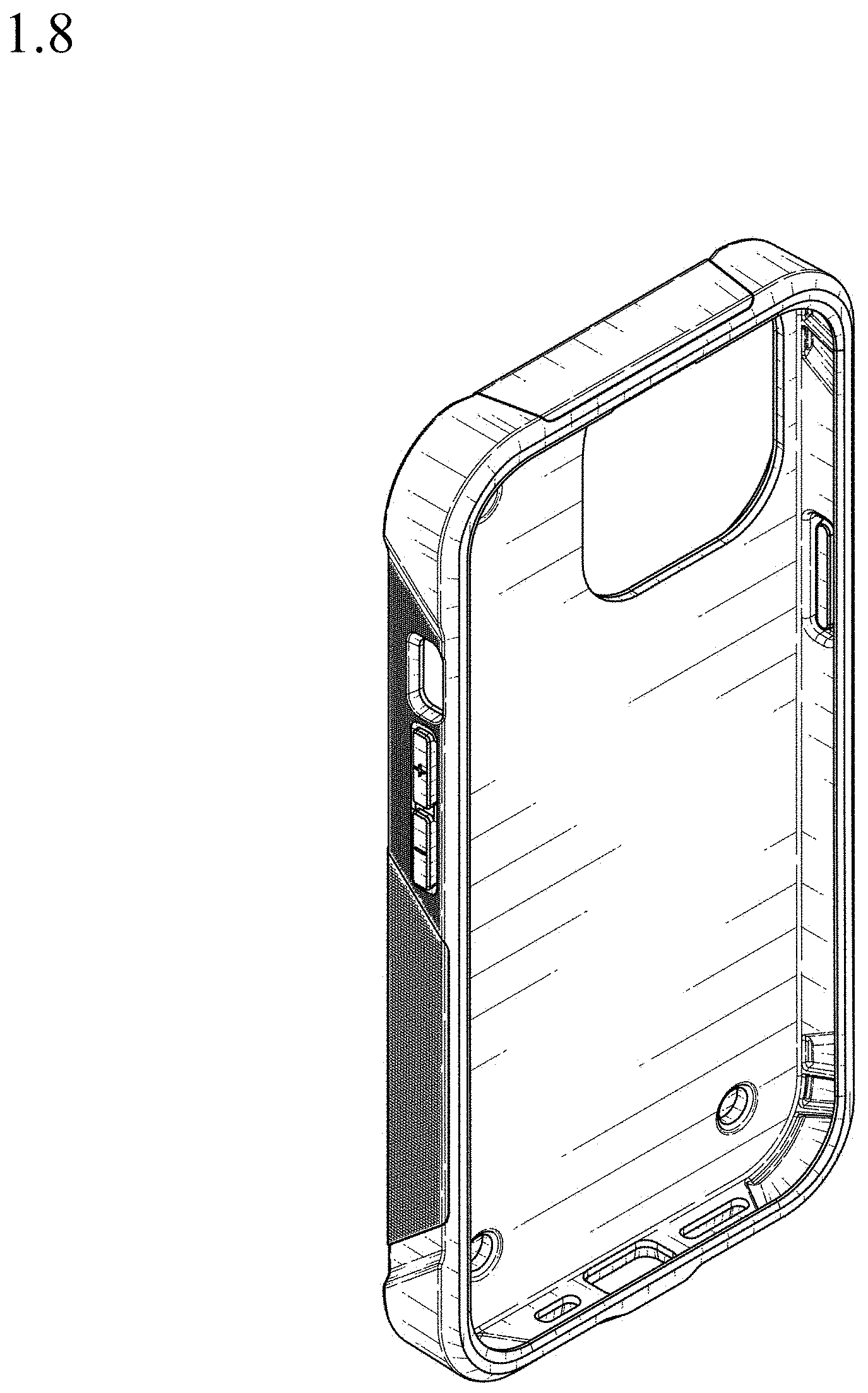 Patent USD1001117 Figure 8 – Case for mobile telephone
