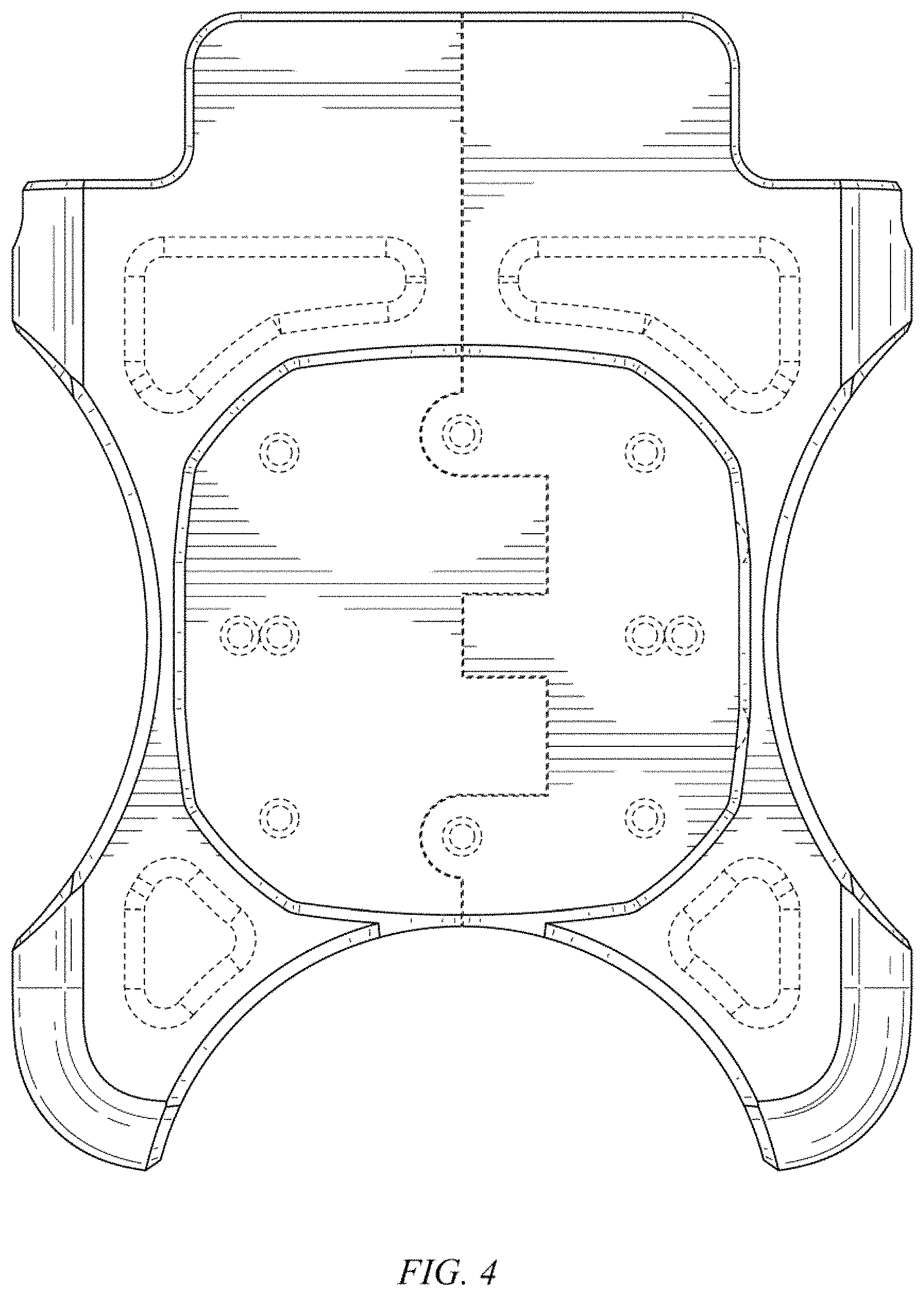 Patent USD1001119 Figure 4 – Anti-theft bracket for a foldable gadget