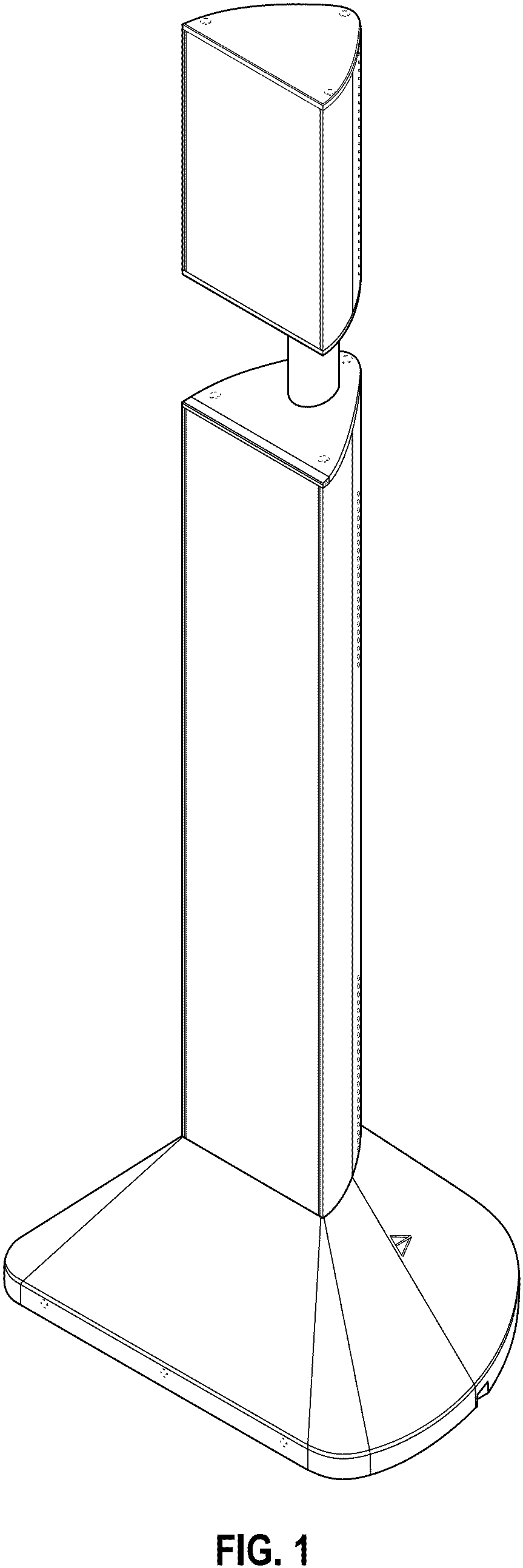 Patent USD1001121 Figure 1 – Data processing device