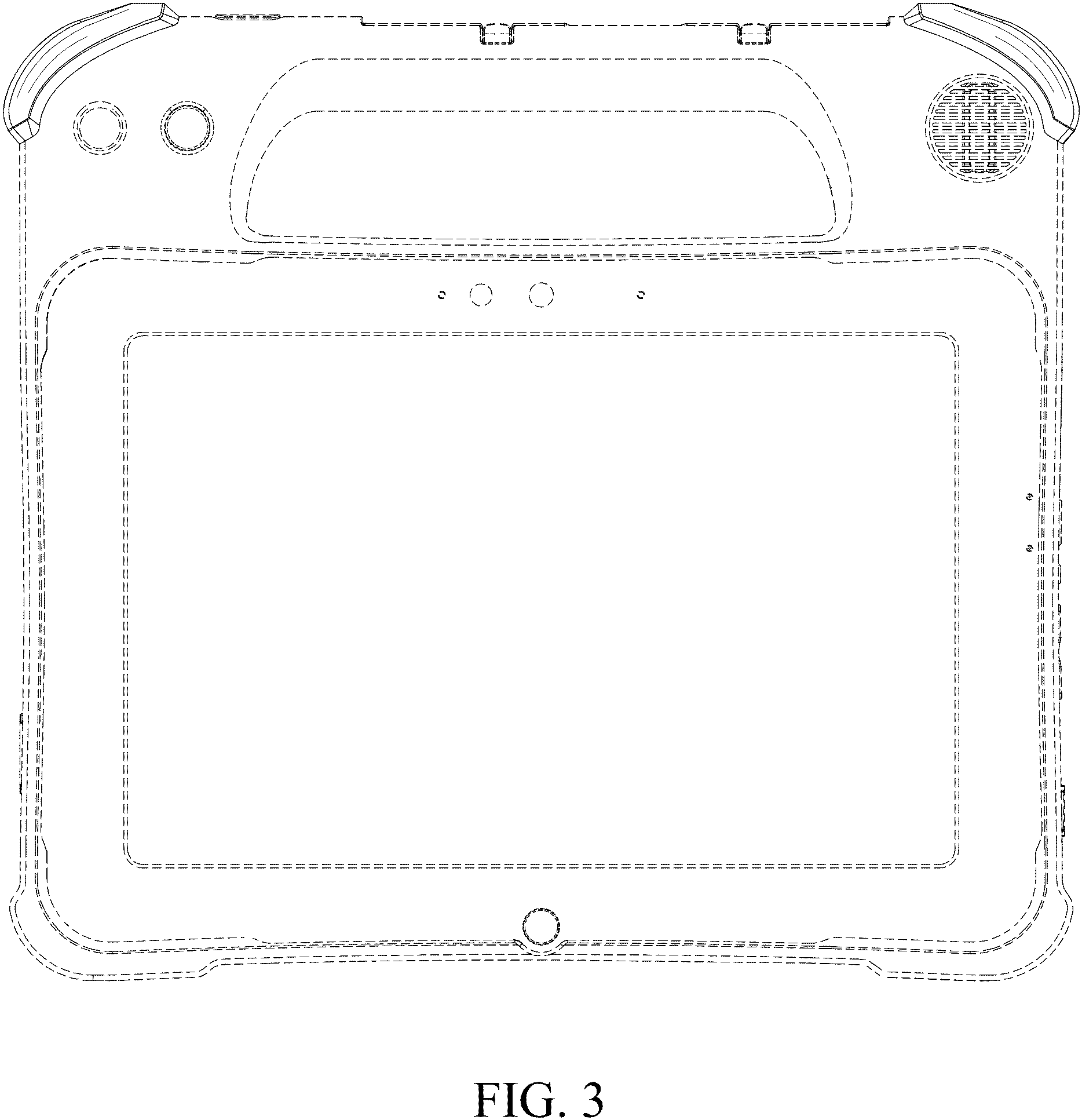 Patent USD1001122 Figure 3 – Mobile computing device