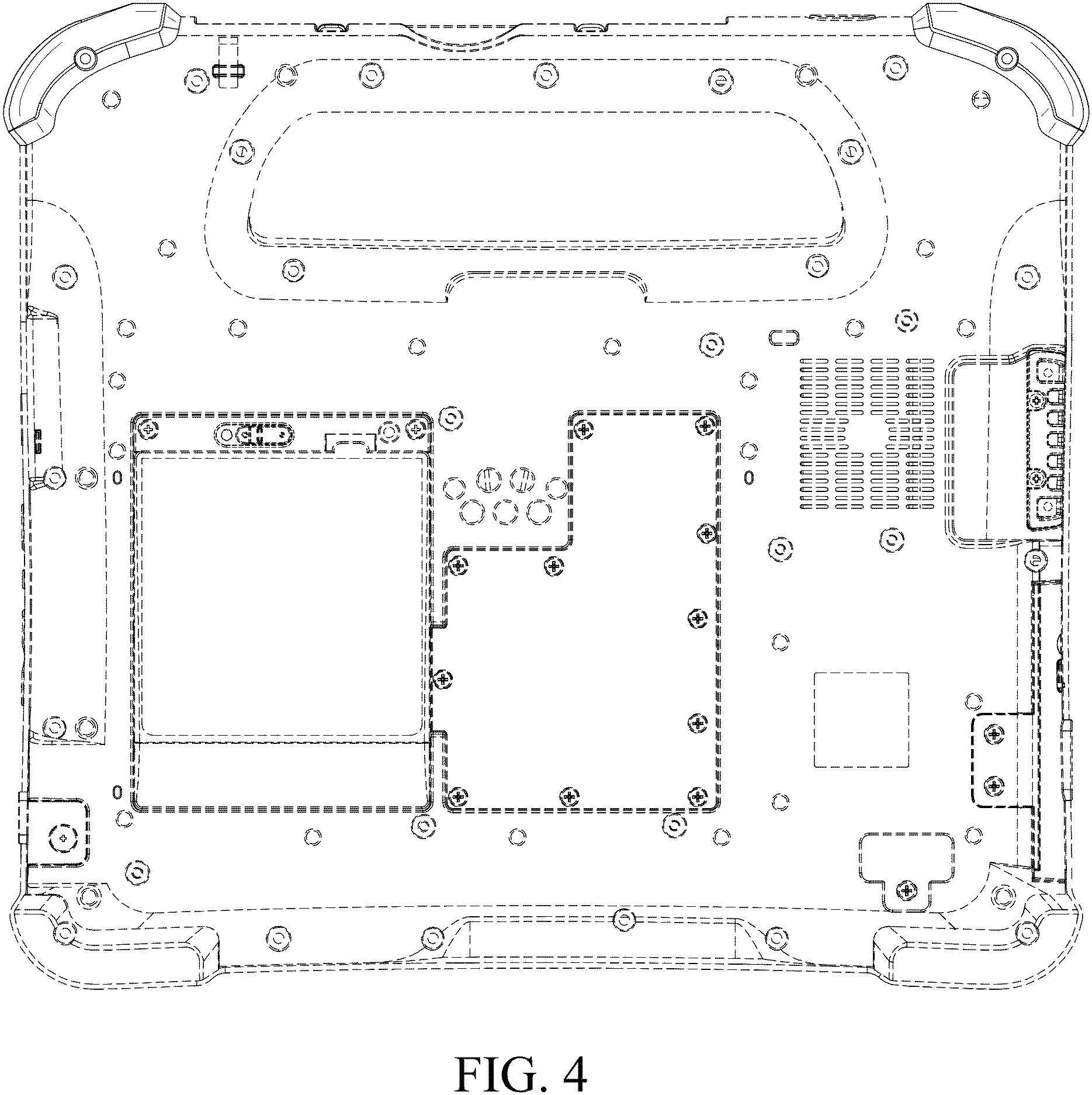 Patent USD1001122 Figure 4 – Mobile computing device